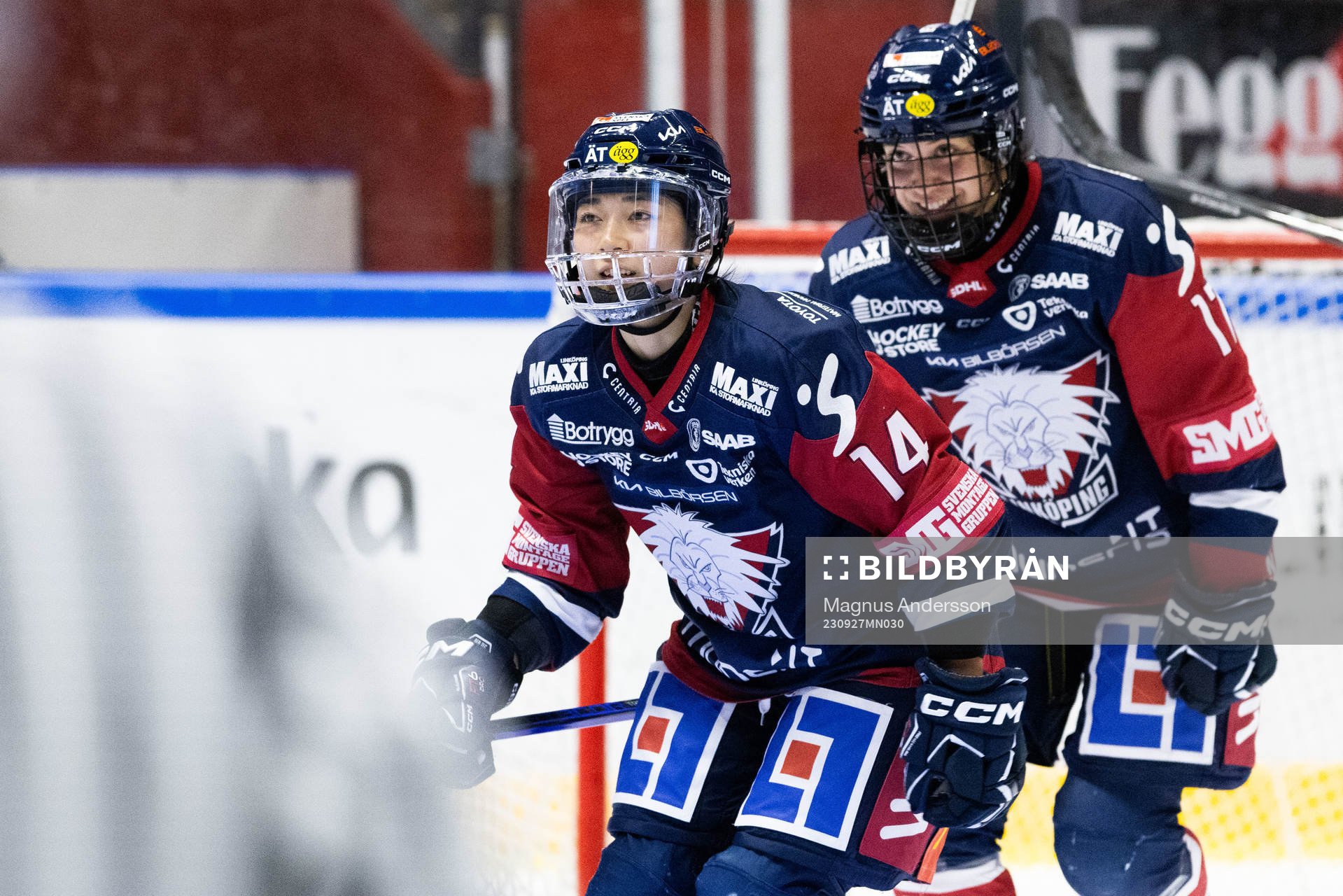 Linköpings Haruka Toko jublar
