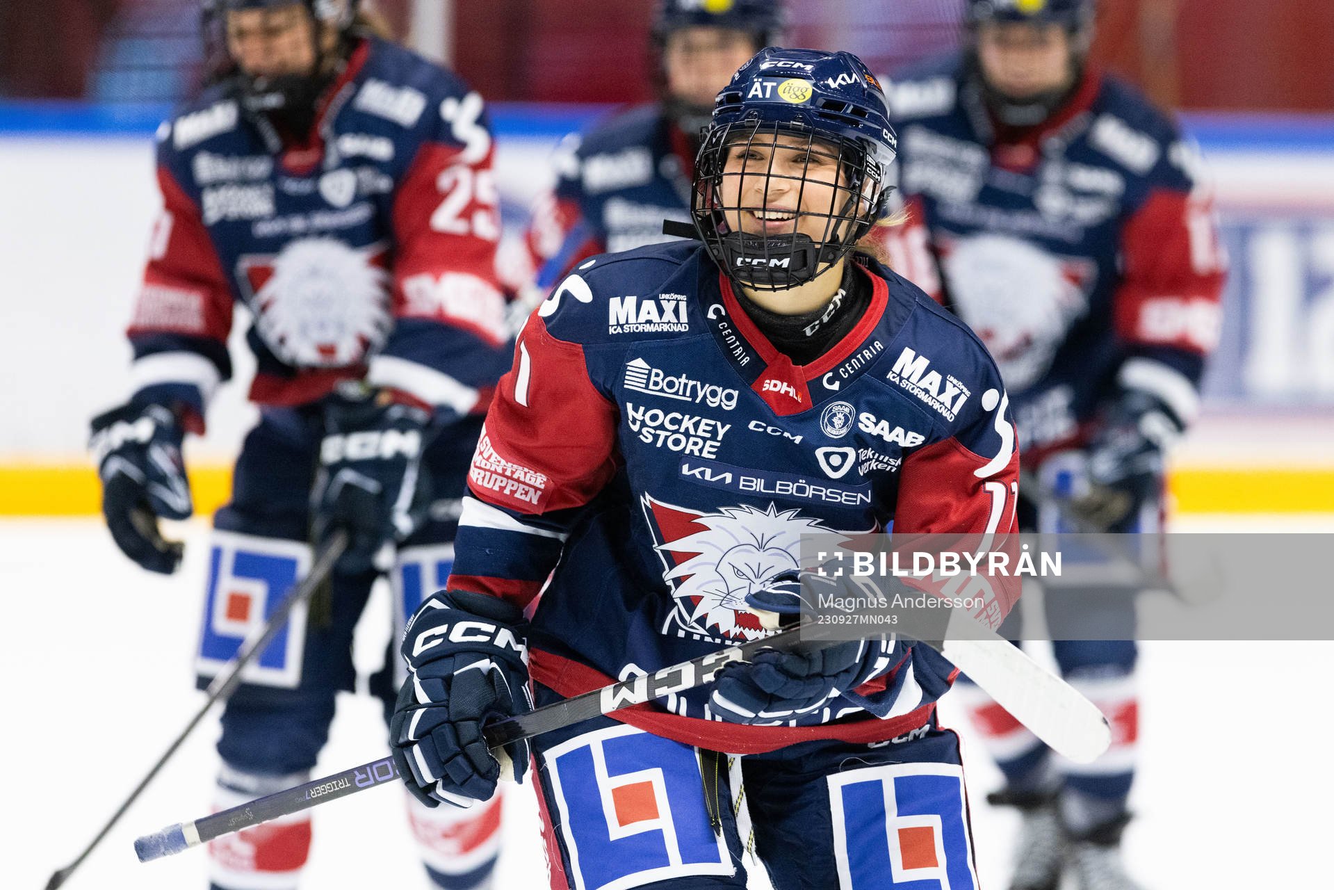 Linköpings Vega Milfors jublar