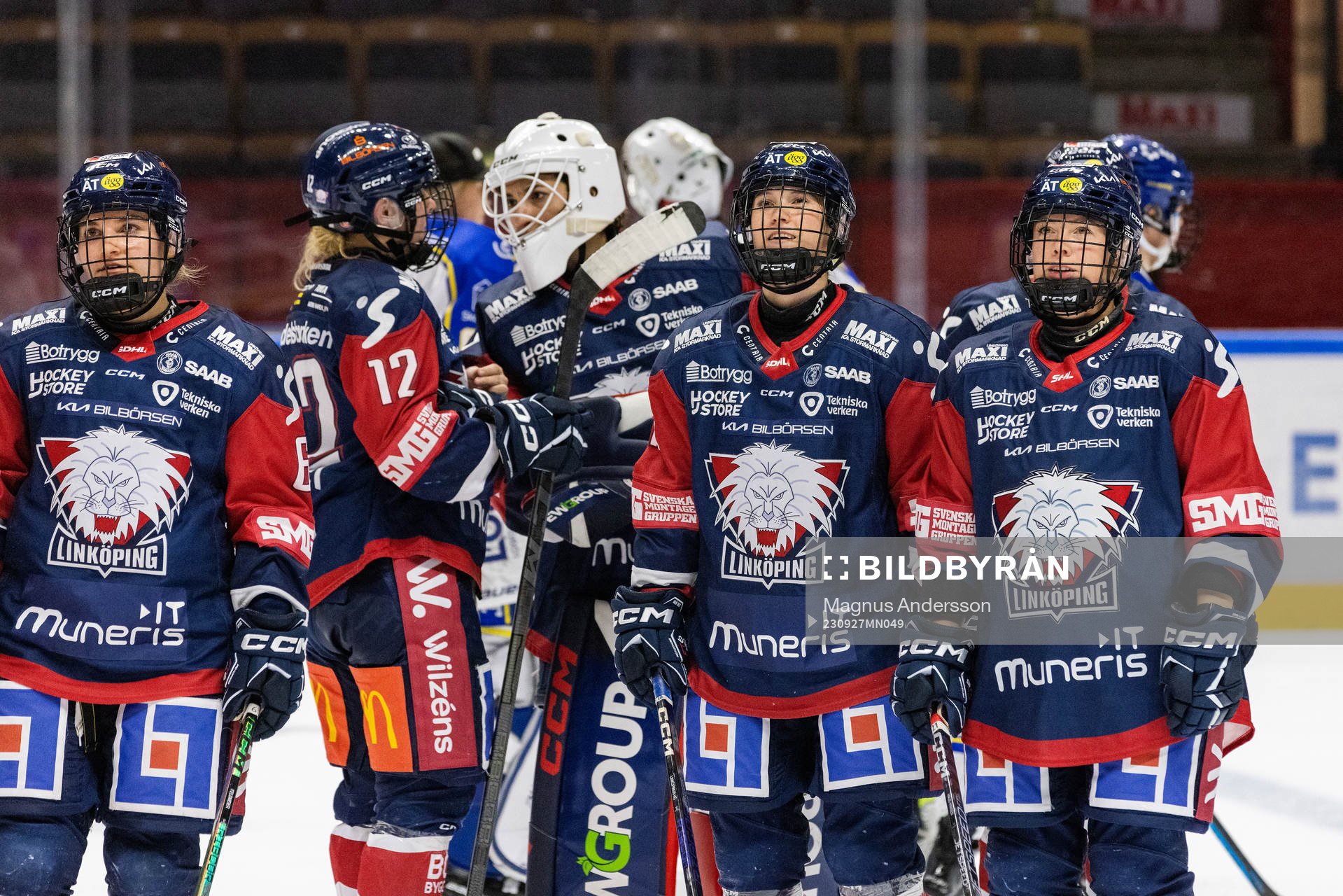Linköpings spelare jublar