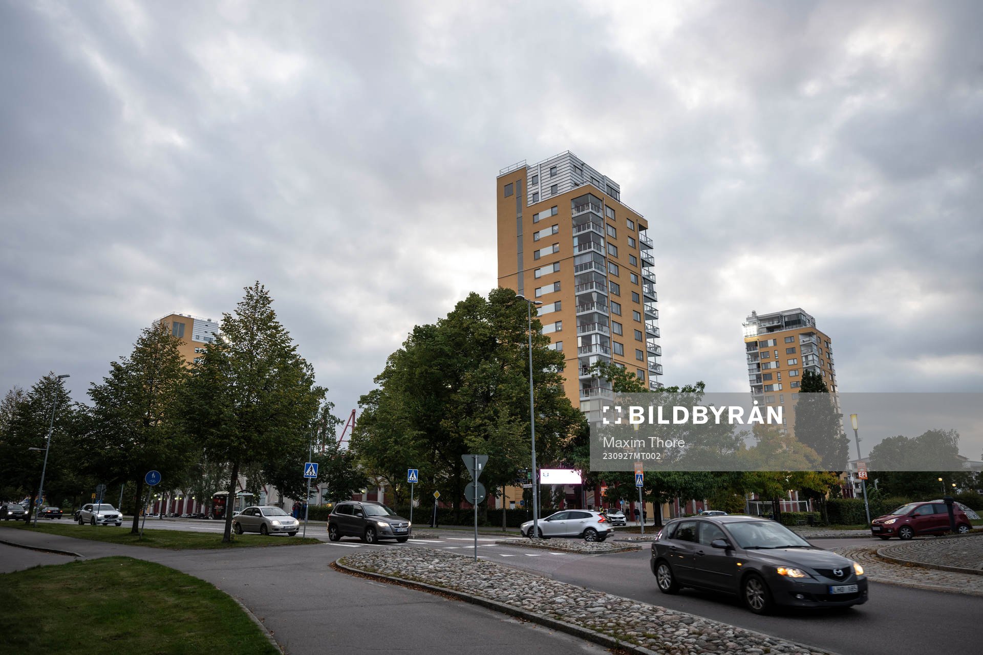 Exteriör vy över Tunavallen
