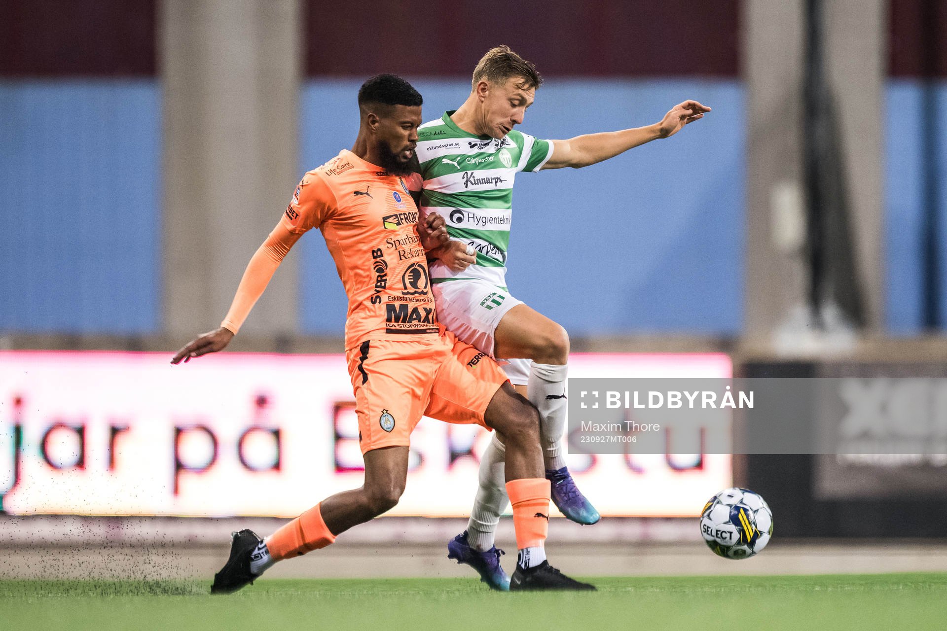 AFC Eskilstunas Emmanuel Agyeman Duah och Västerås SKs