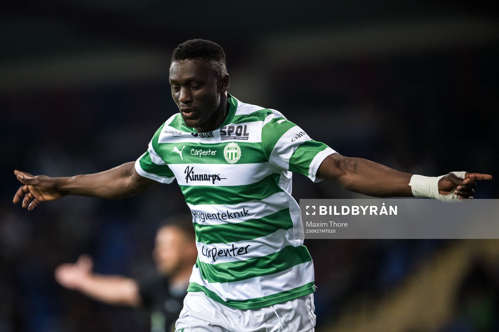Västerås SKs Ibrahim Yalatif Diabaté jublar