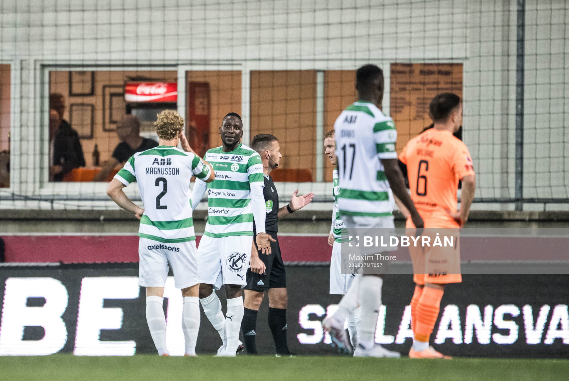 Västerås SKs Frederic Nsabiyumva deppar