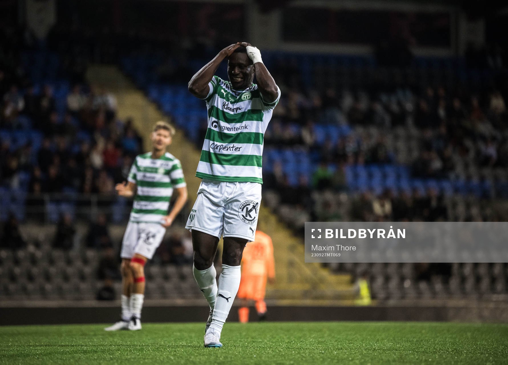 Västerås SKs Ibrahim Yalatif Diabaté deppar
