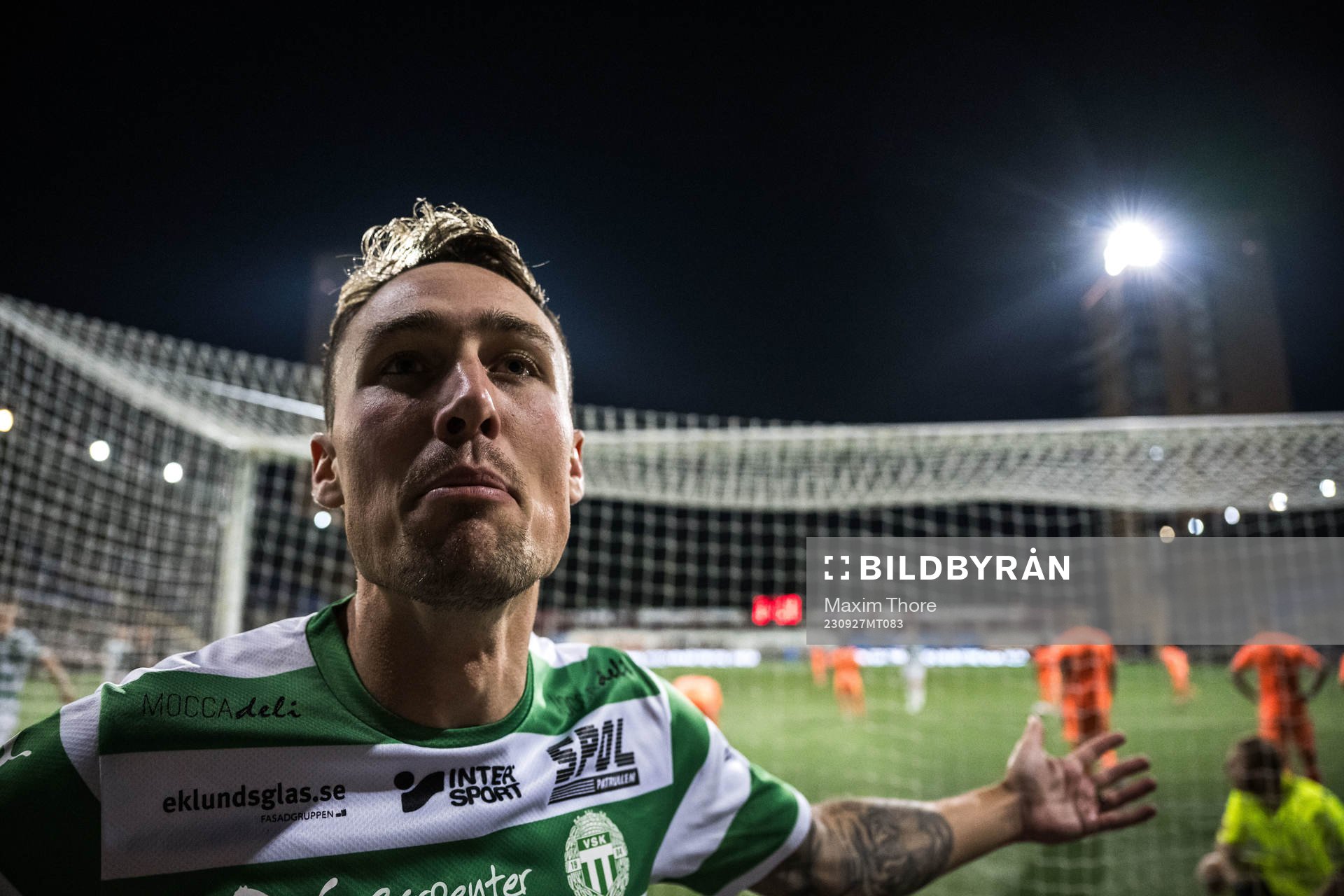 Västerås SKs Filip Tronet jublar