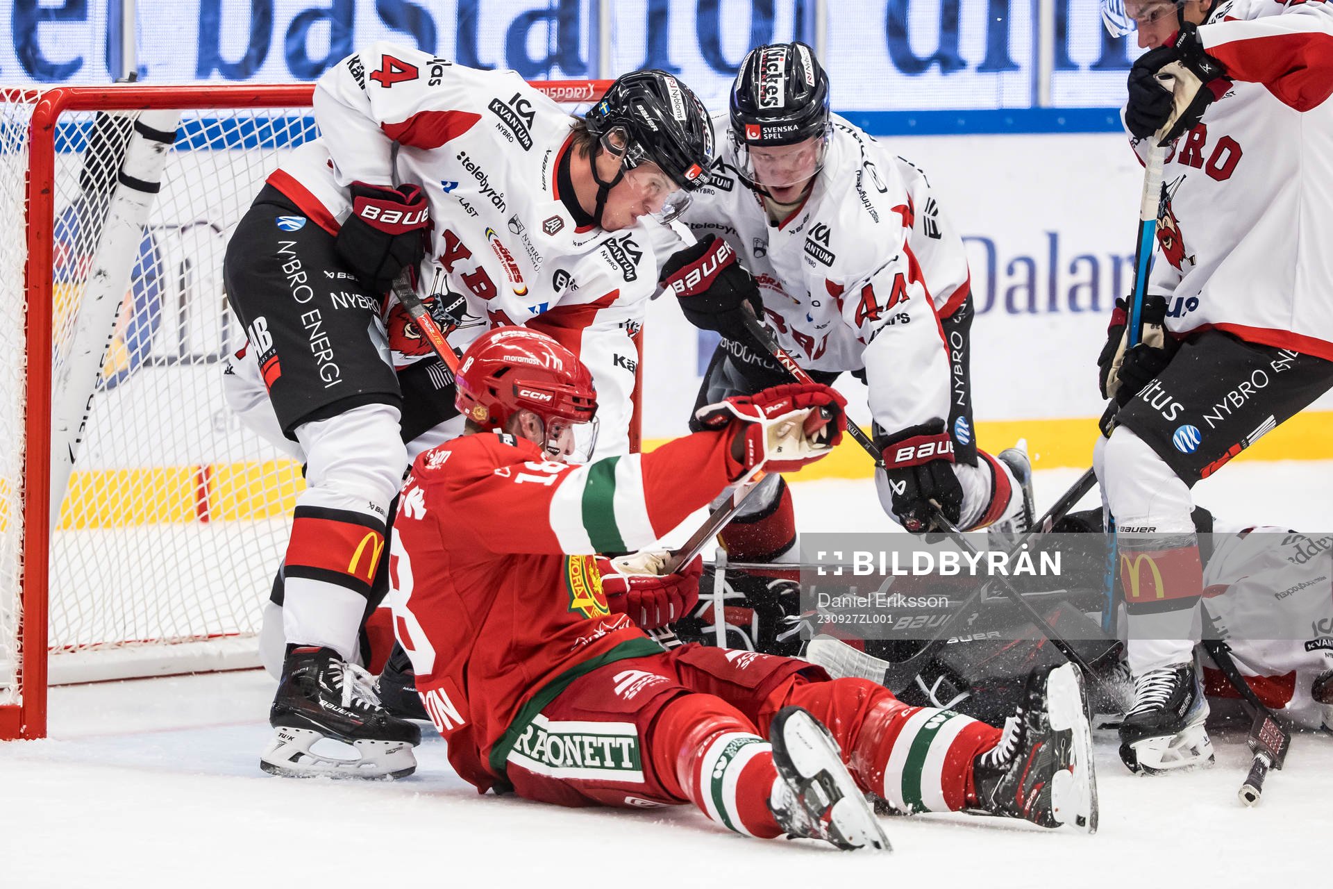 Nybros Niklas Nilsson och Moras Henrik Eriksson och Nybros