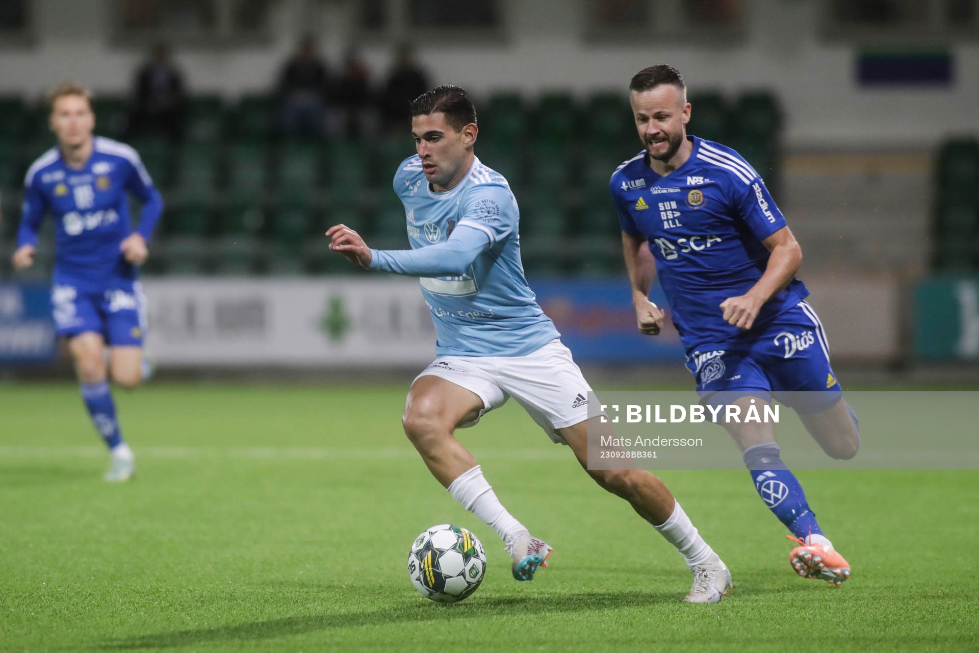 Gefles Ahmed Bonnah och GIF Sundsvalls Robert Lundström