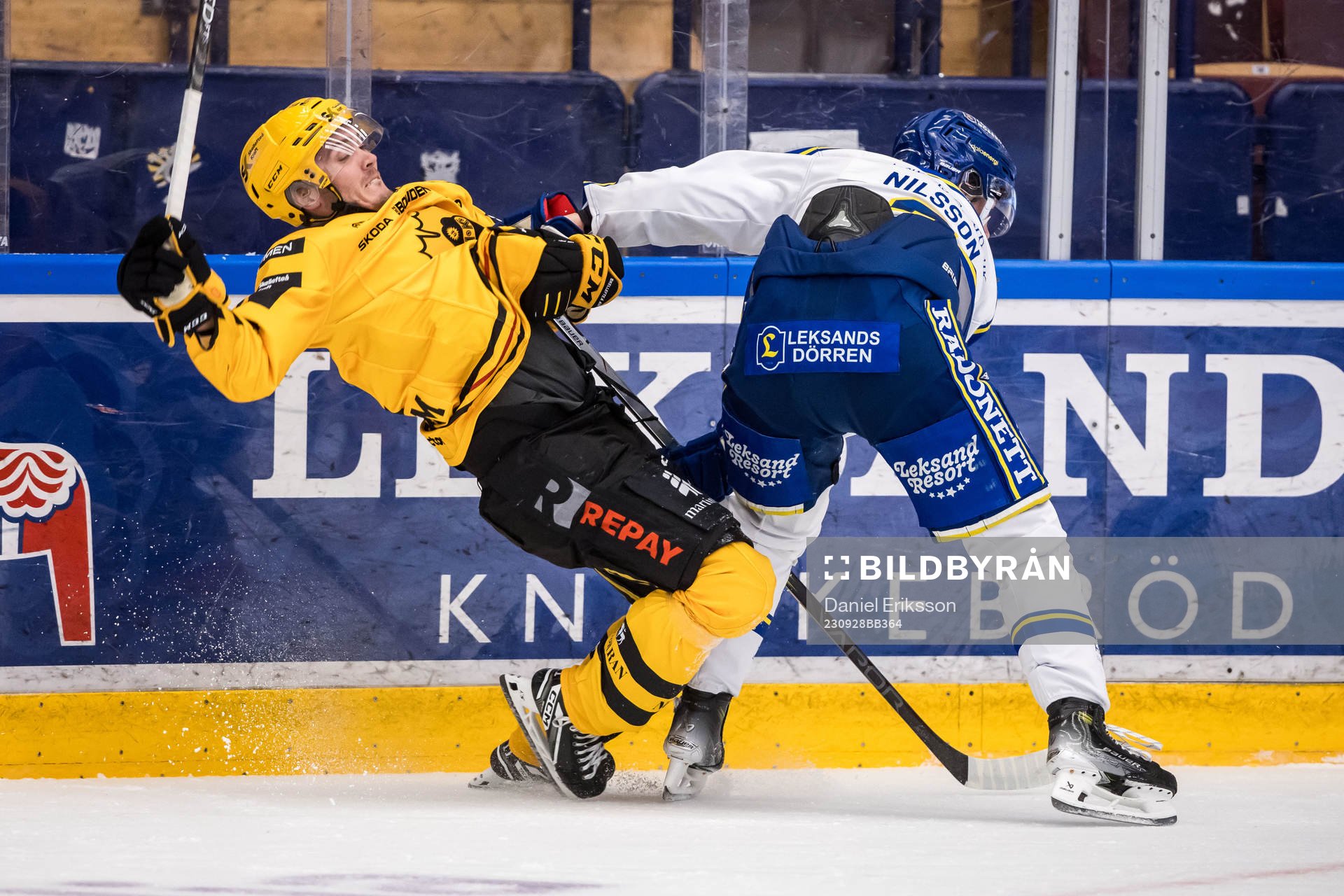 Skellefteås Max Lindholm och Leksands Fred Nilsson