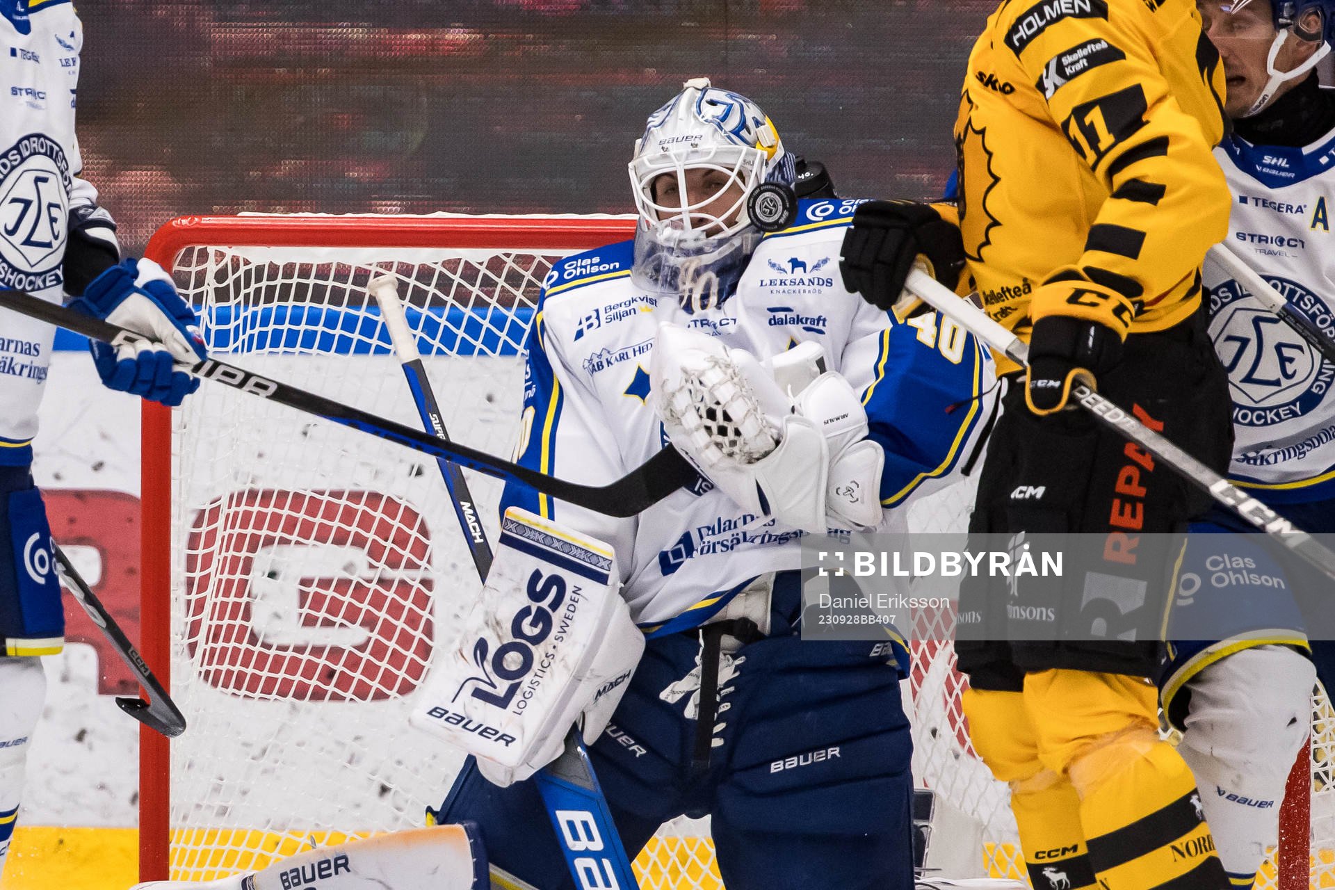Leksands målvakt Mantas Armalis