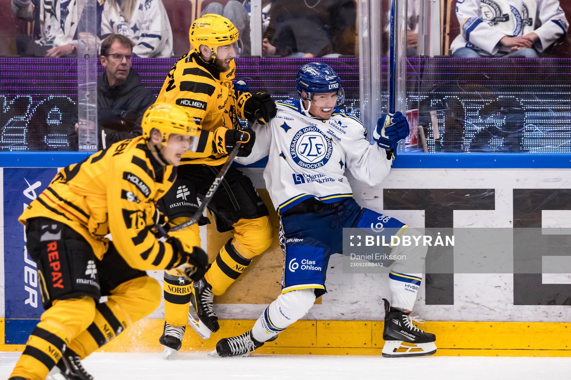 Skellefteås Petter Granberg och Leksands Patrik Zackrisson