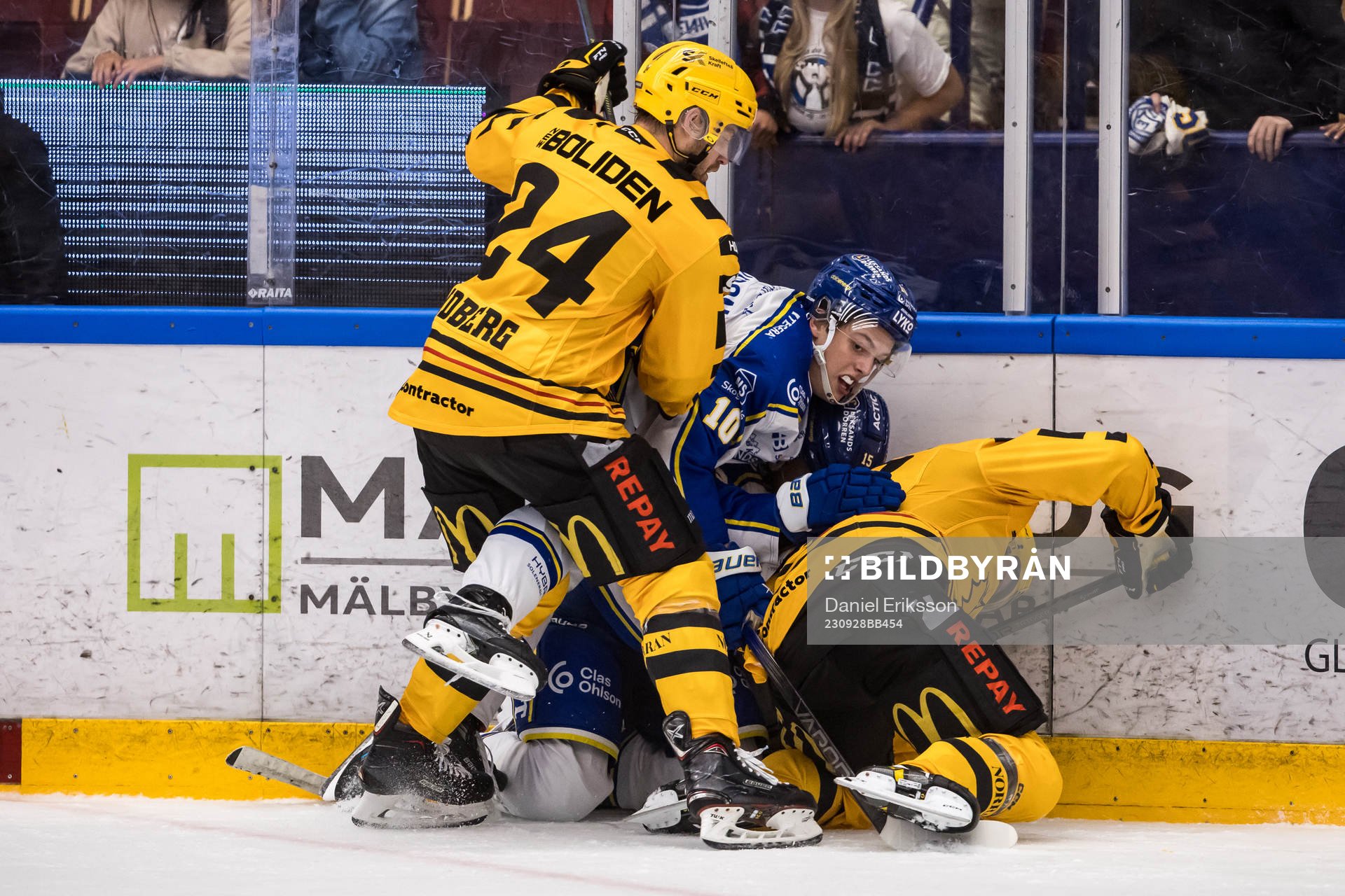 Leksands Anton Johansson och Skellefteås Oscar Lindberg