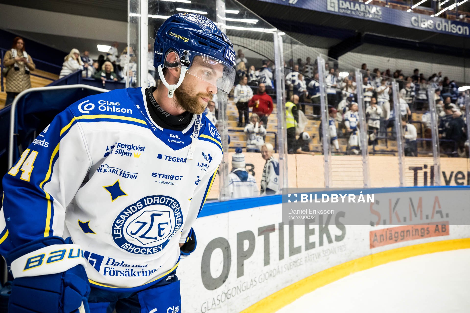 Leksands Oskar Lang utsedd till matchens krigare