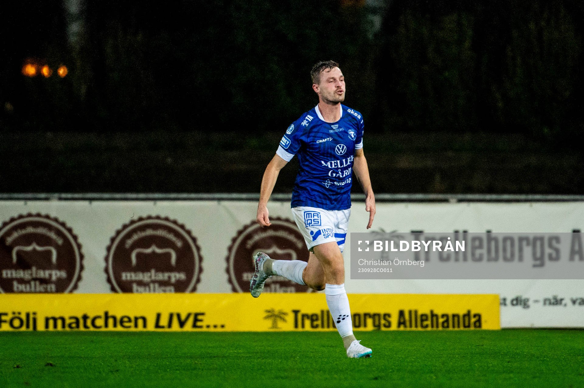 Trelleborgs Nicolas Mortensen jublar