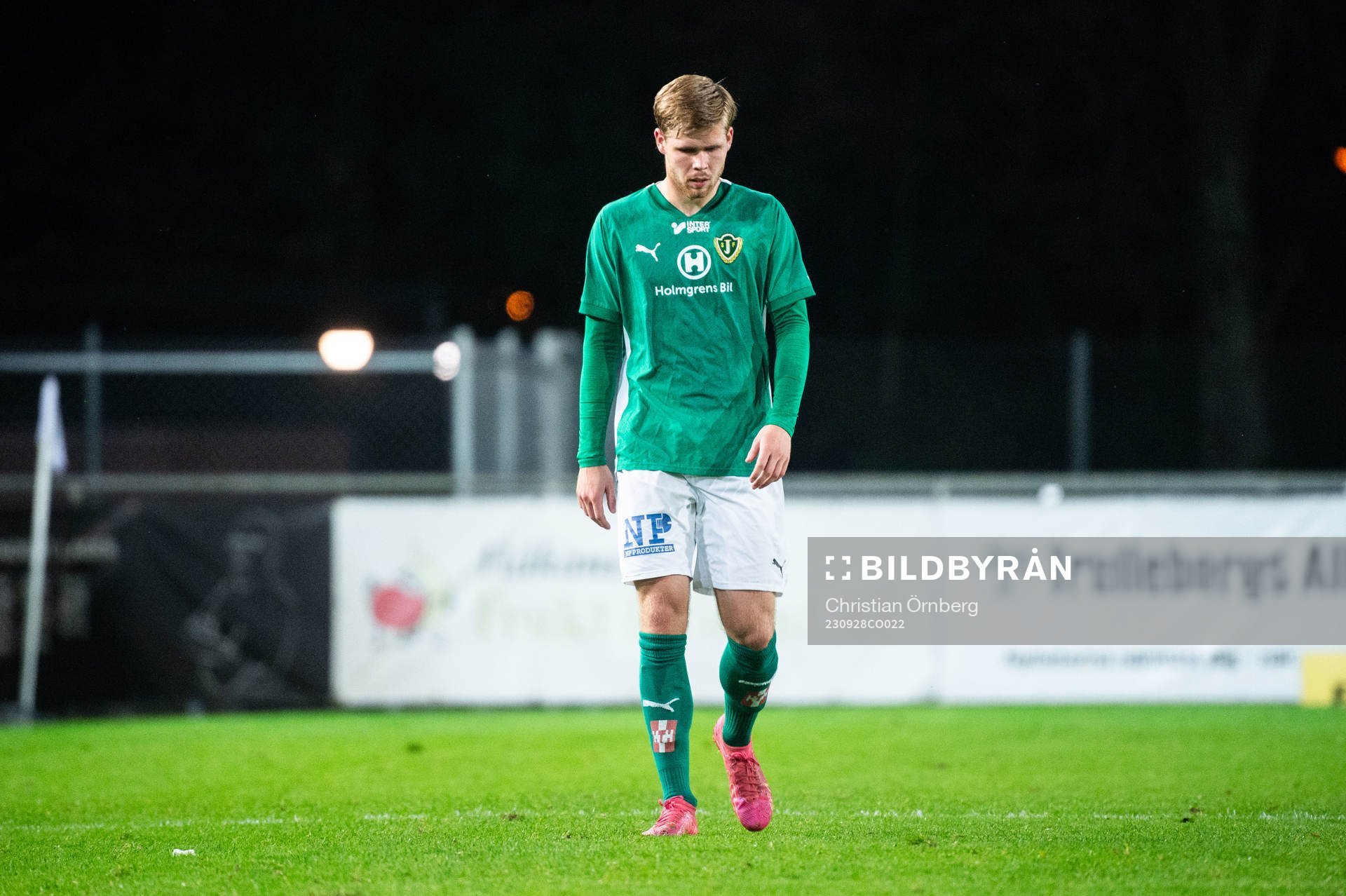 Jönköpings Södras Anton Thorsson deppar