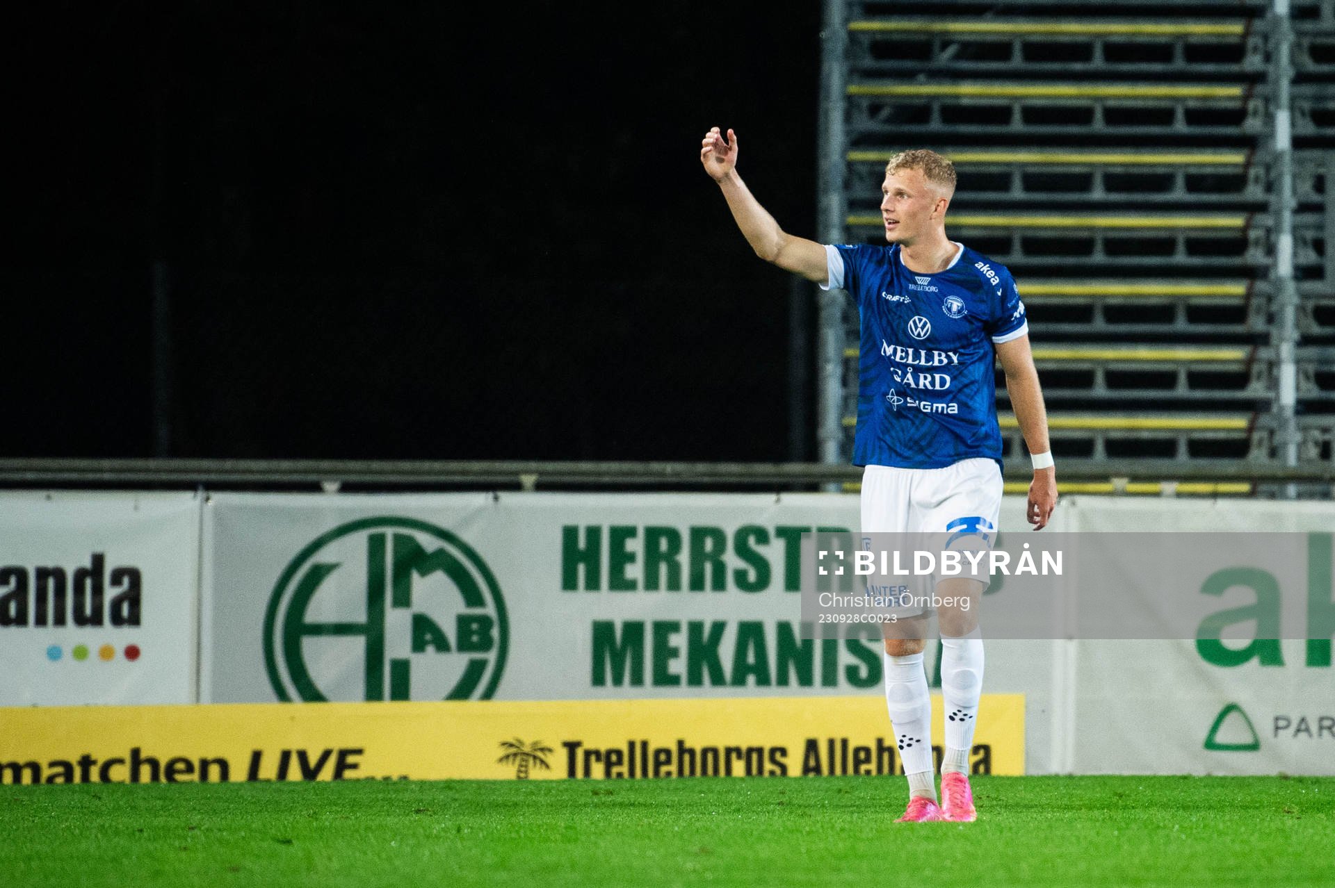 Trelleborgs Liam Olausson jublar