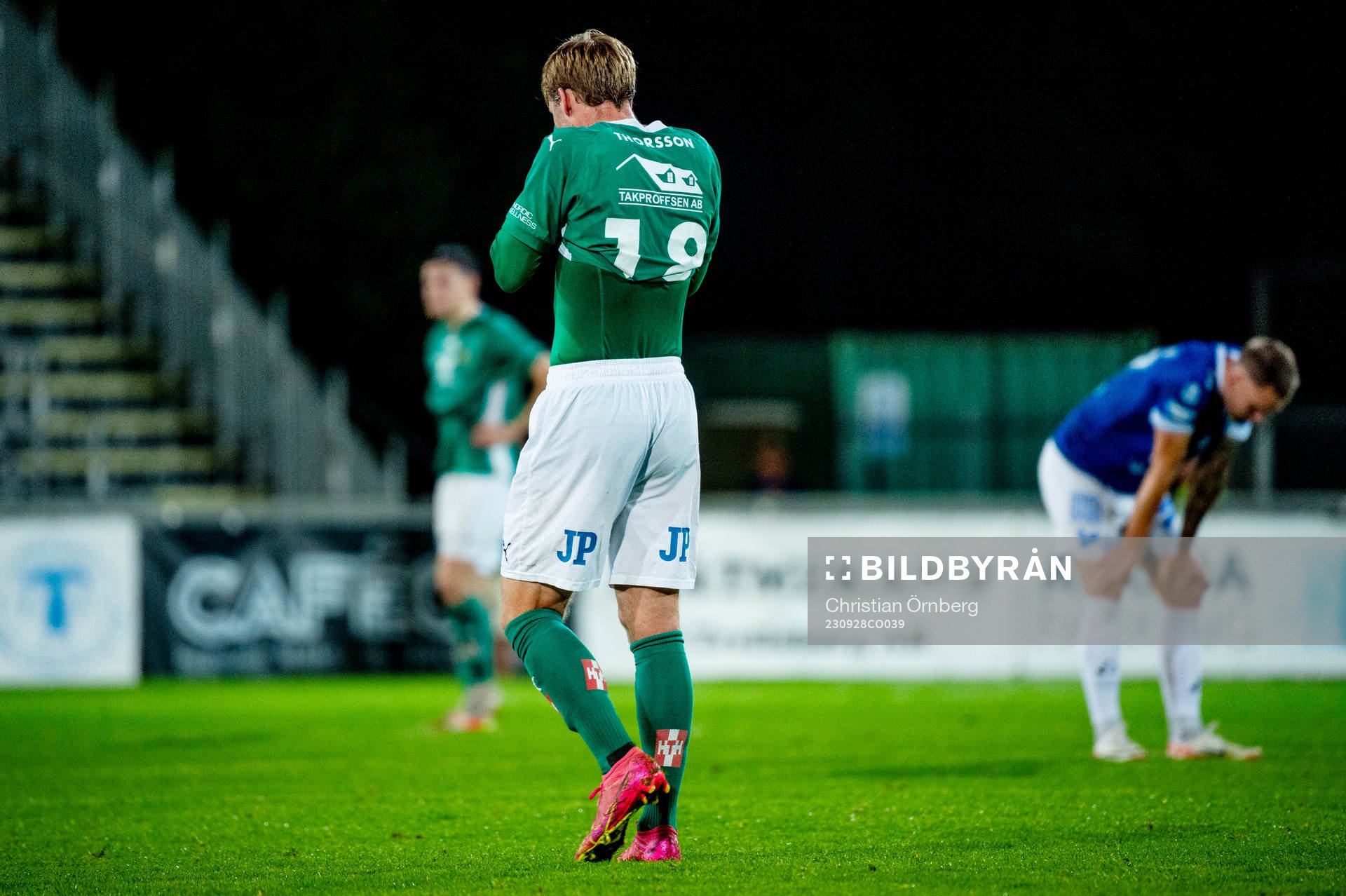 Jönköpings Södras Anton Thorsson deppar
