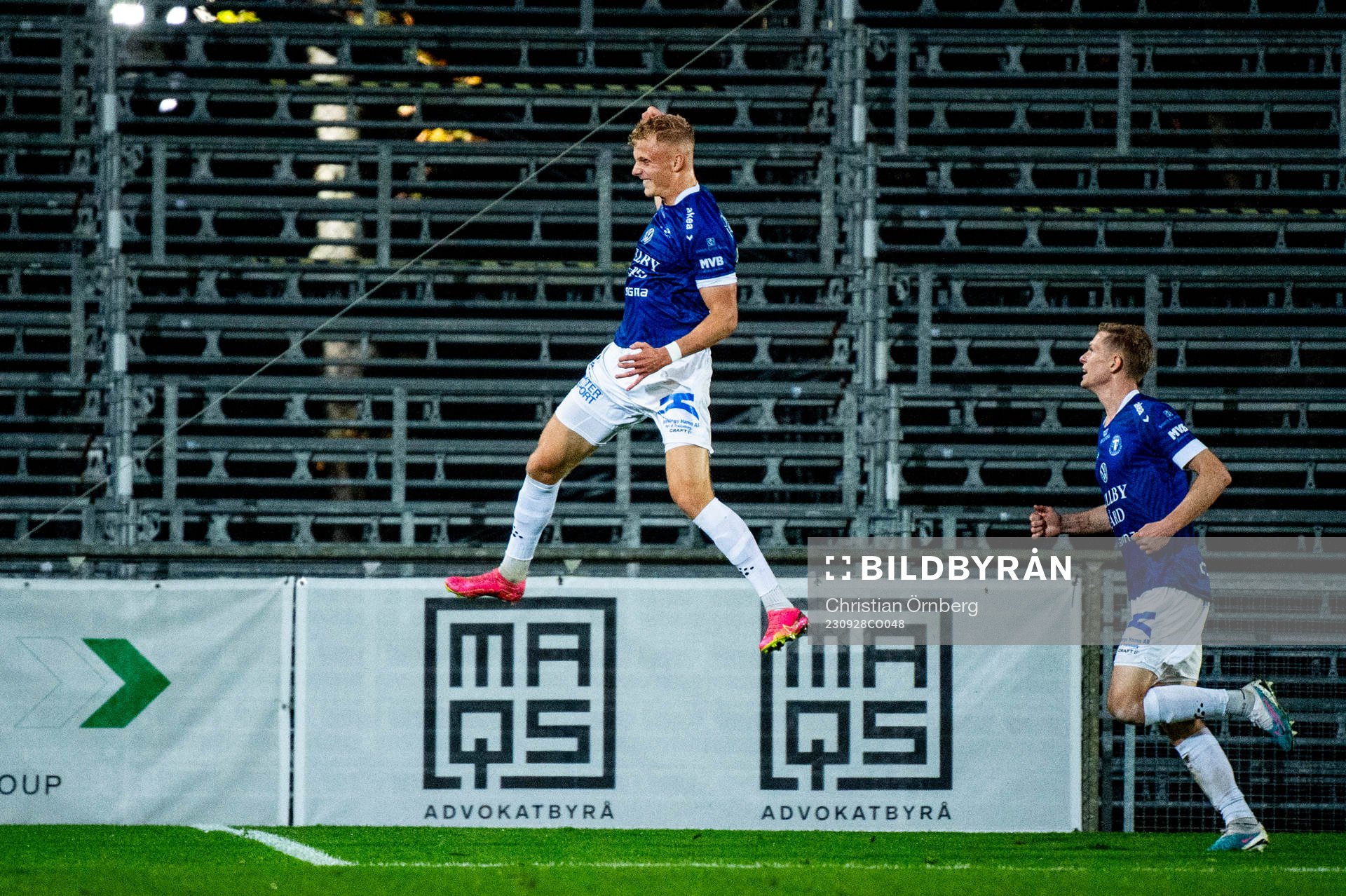 Trelleborgs Liam Olausson jublar