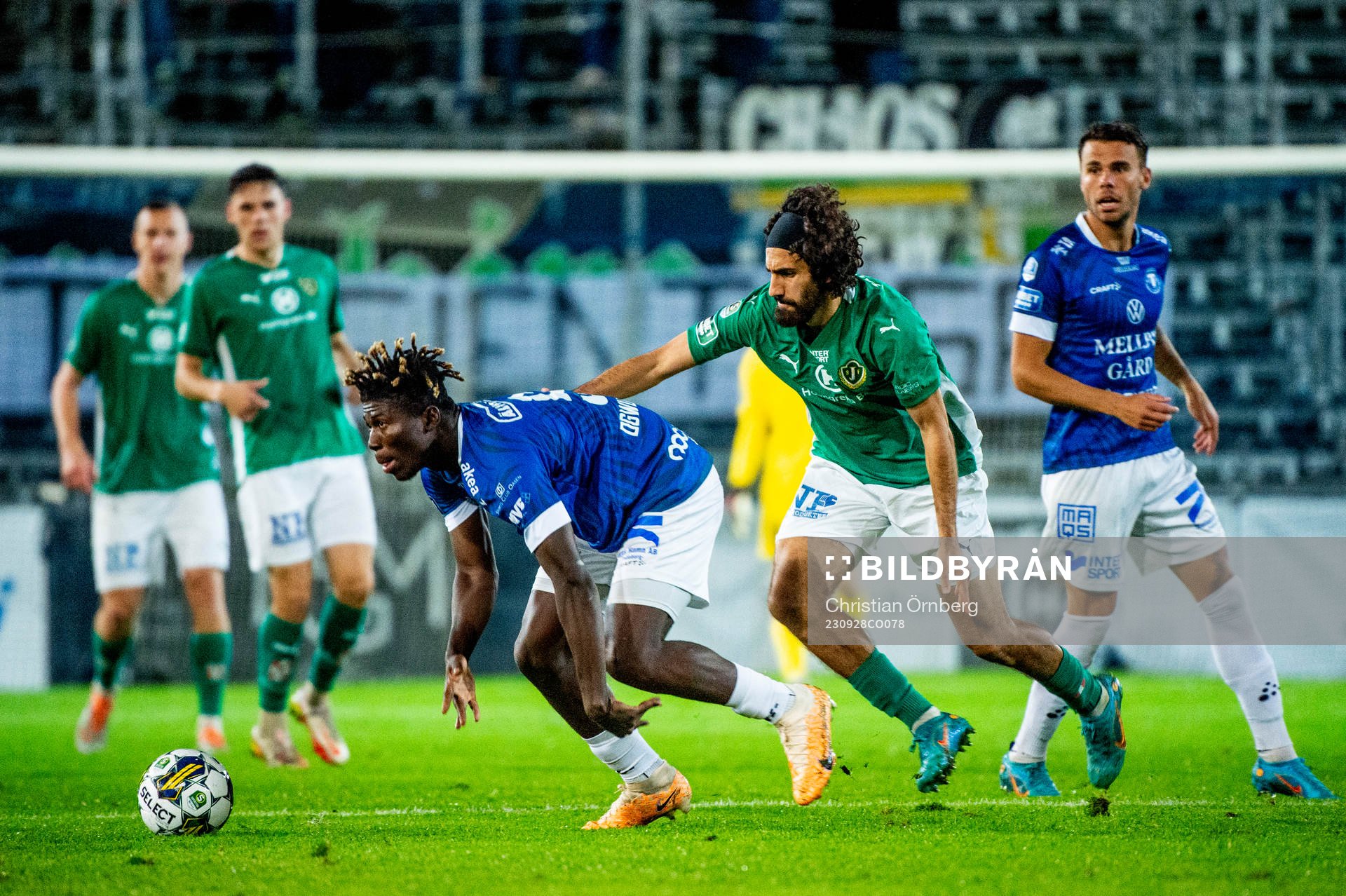 Trelleborgs Abel Ogwuche mot Jönköpings Södras Hady