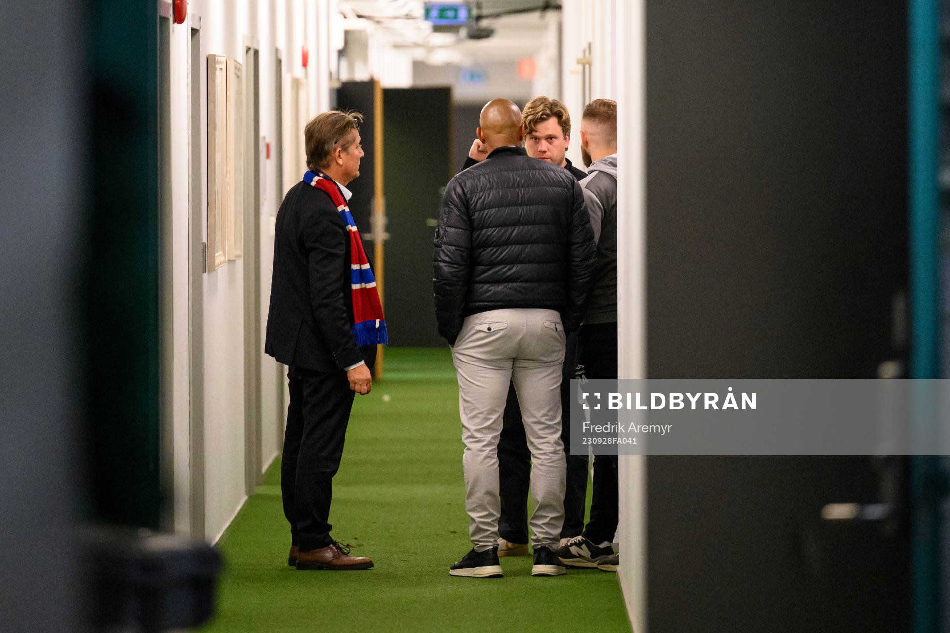 Örgrytes ordförande Terje Johansson, tränare Jeffrey