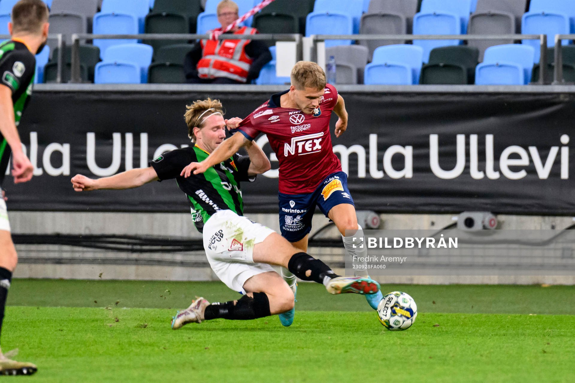 GAIS August Wängberg och Örgrytes Hampus Dahlqvist