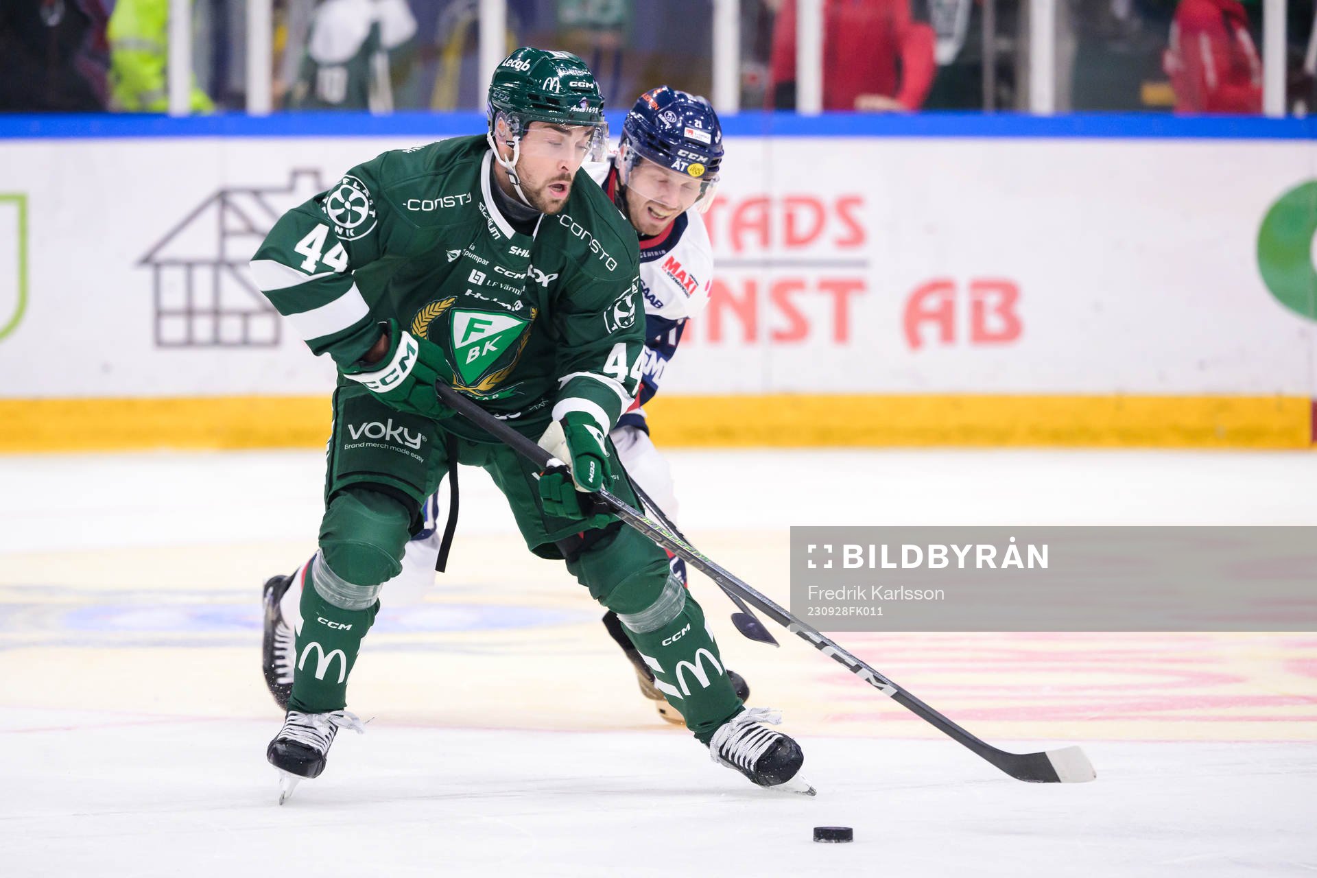 Färjestads Jonathan Andersson och Linköpings Christoffer