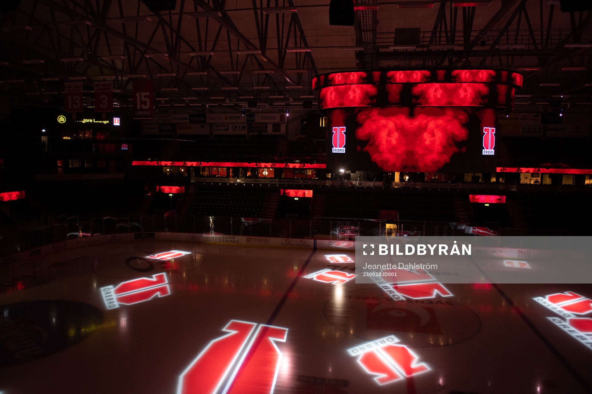 inför ishockeymatchen i SHL mellan Örebro och Malmö
