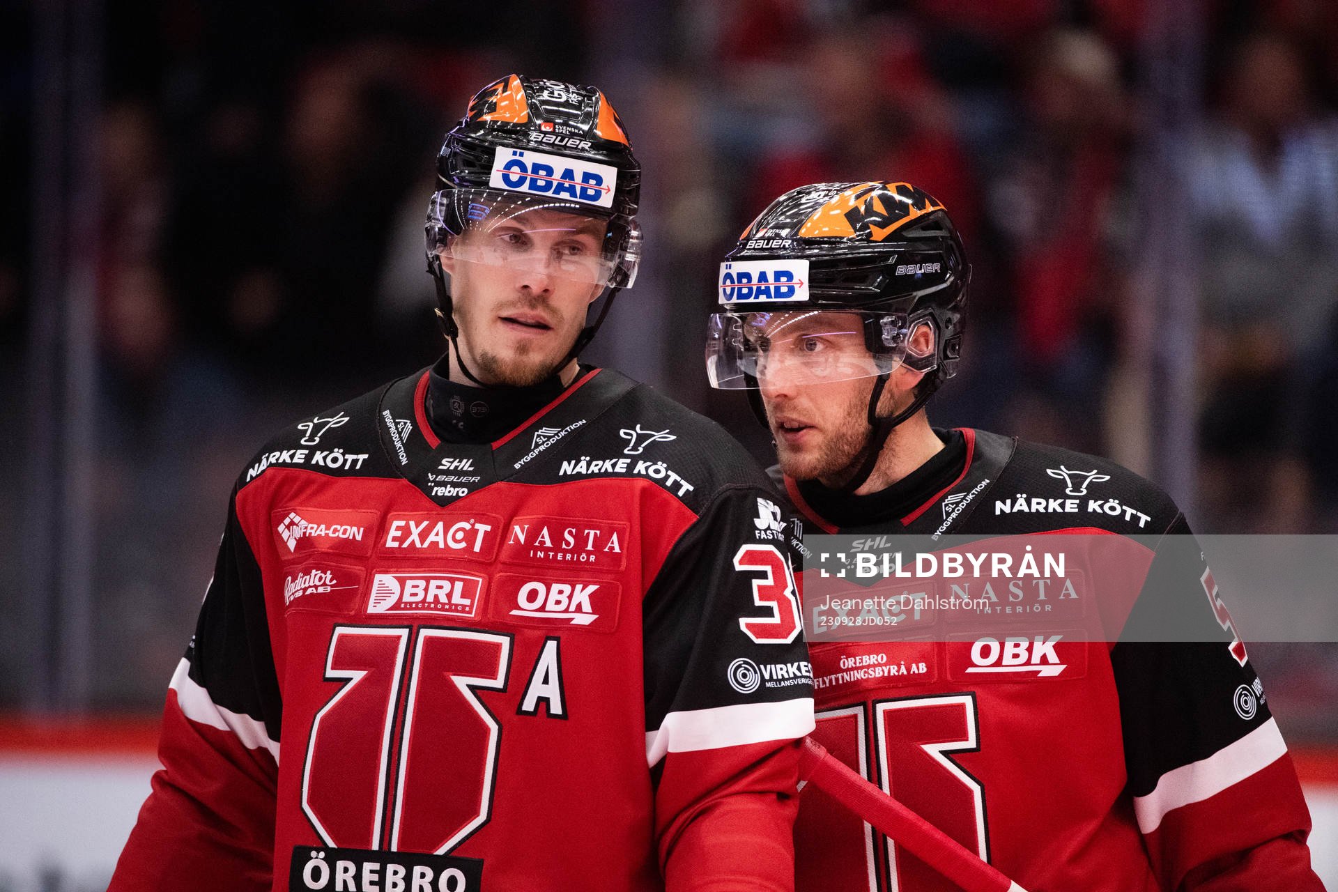 Örebros Emil Larsson och Gustav Backström