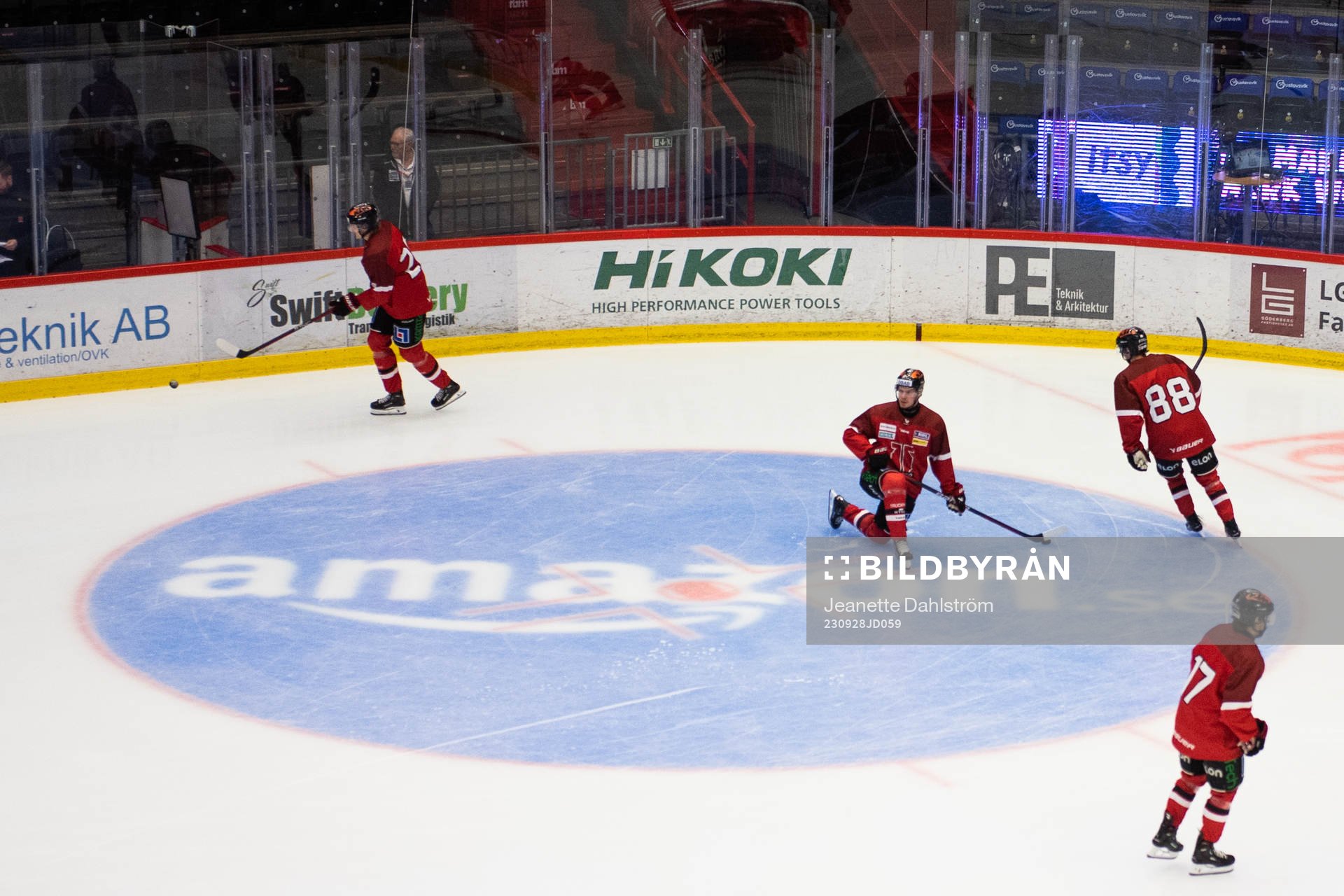under ishockeymatchen i SHL mellan Örebro och Malmö