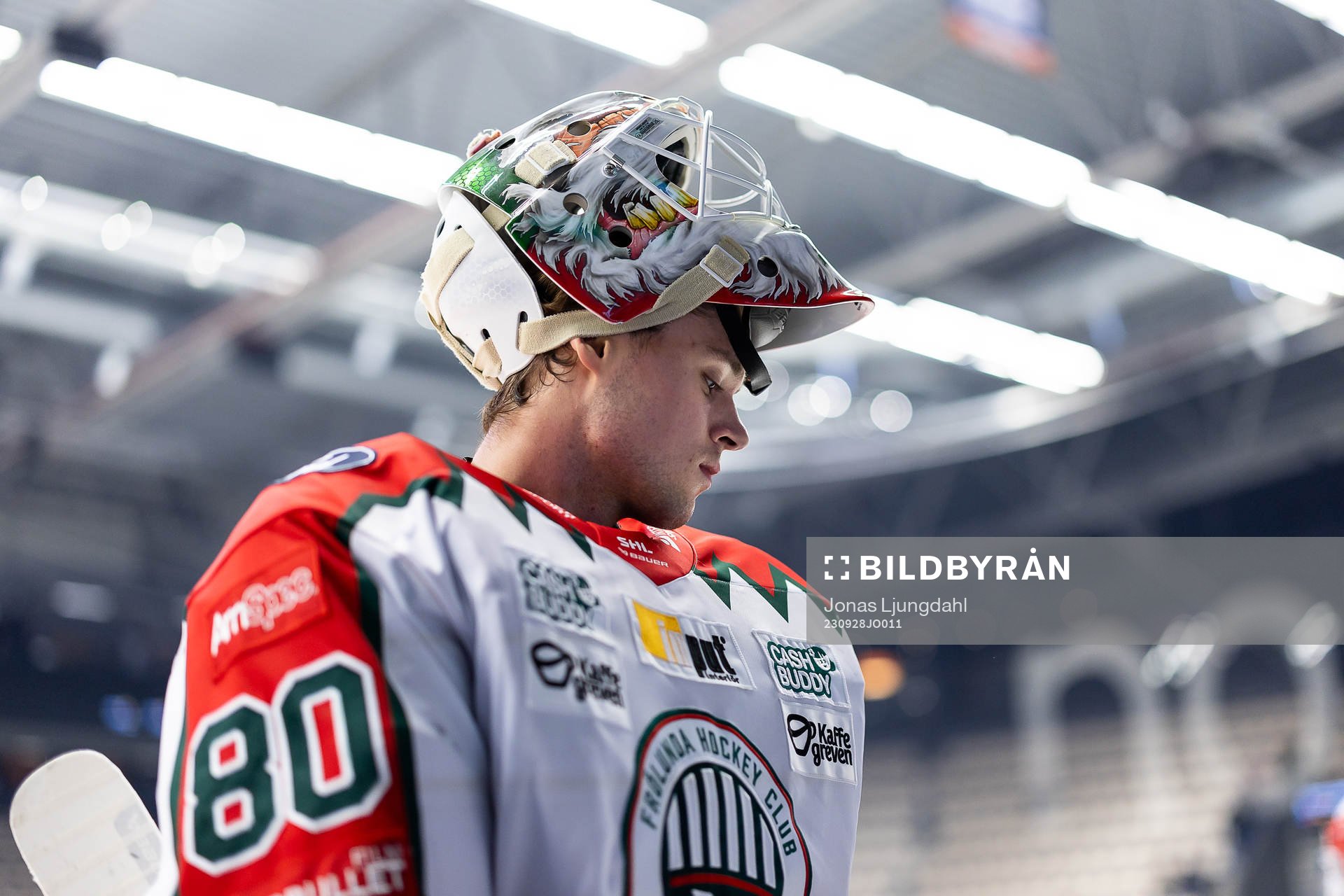 Frölundas målvakt Frederik Dichow