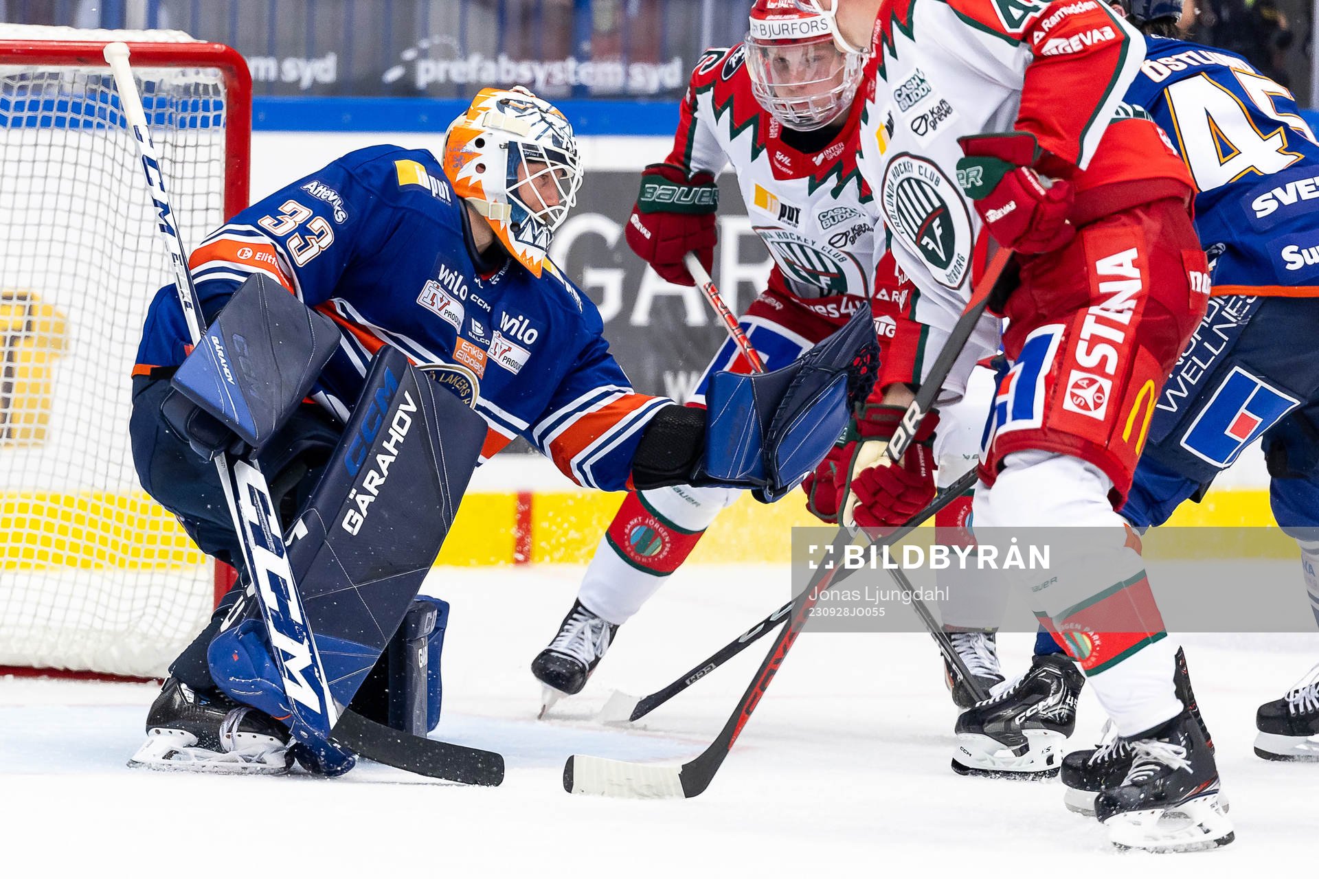 Växjös målvakt Emil Larmi