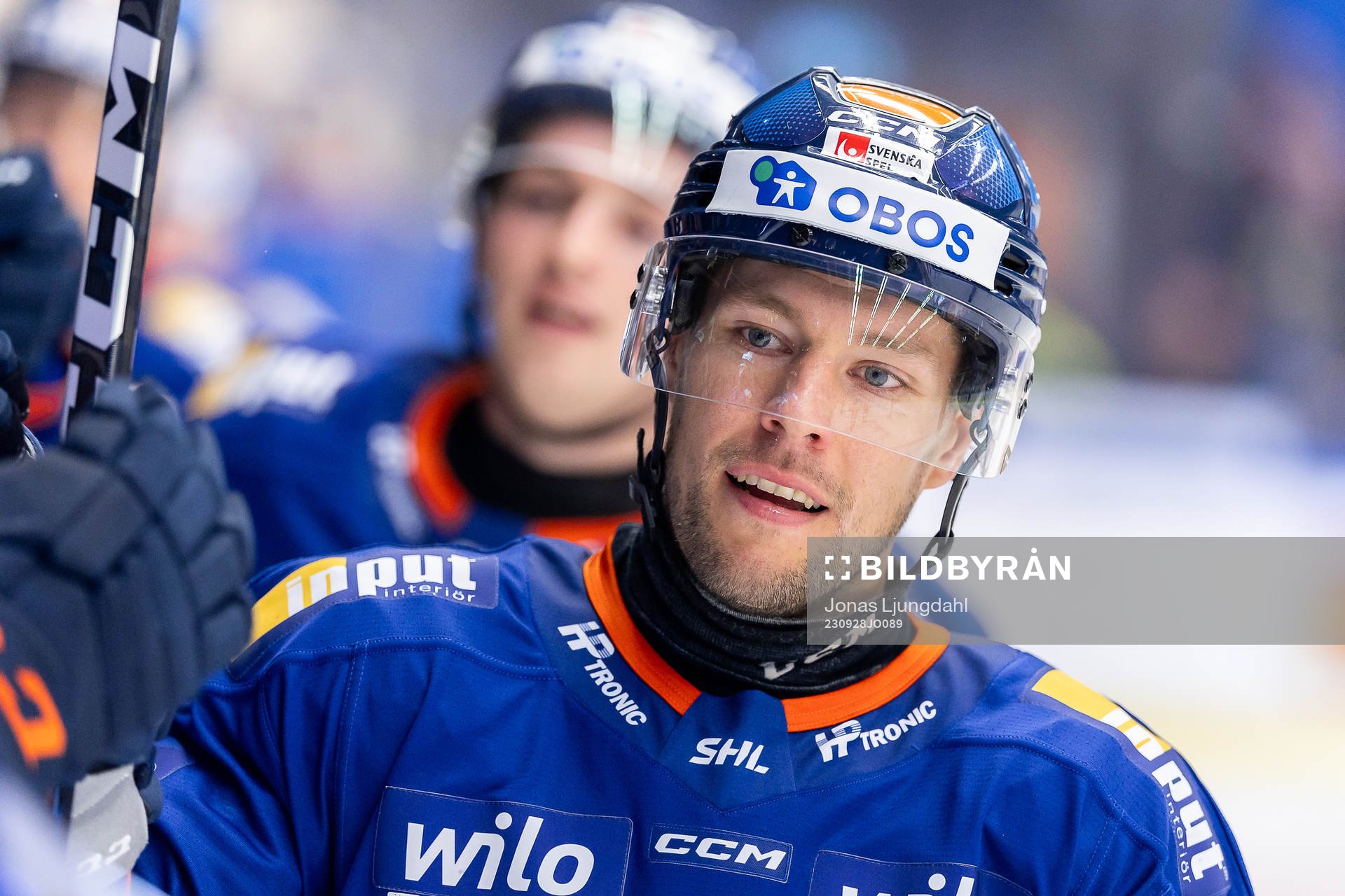 Växjös Robert Rosén jublar