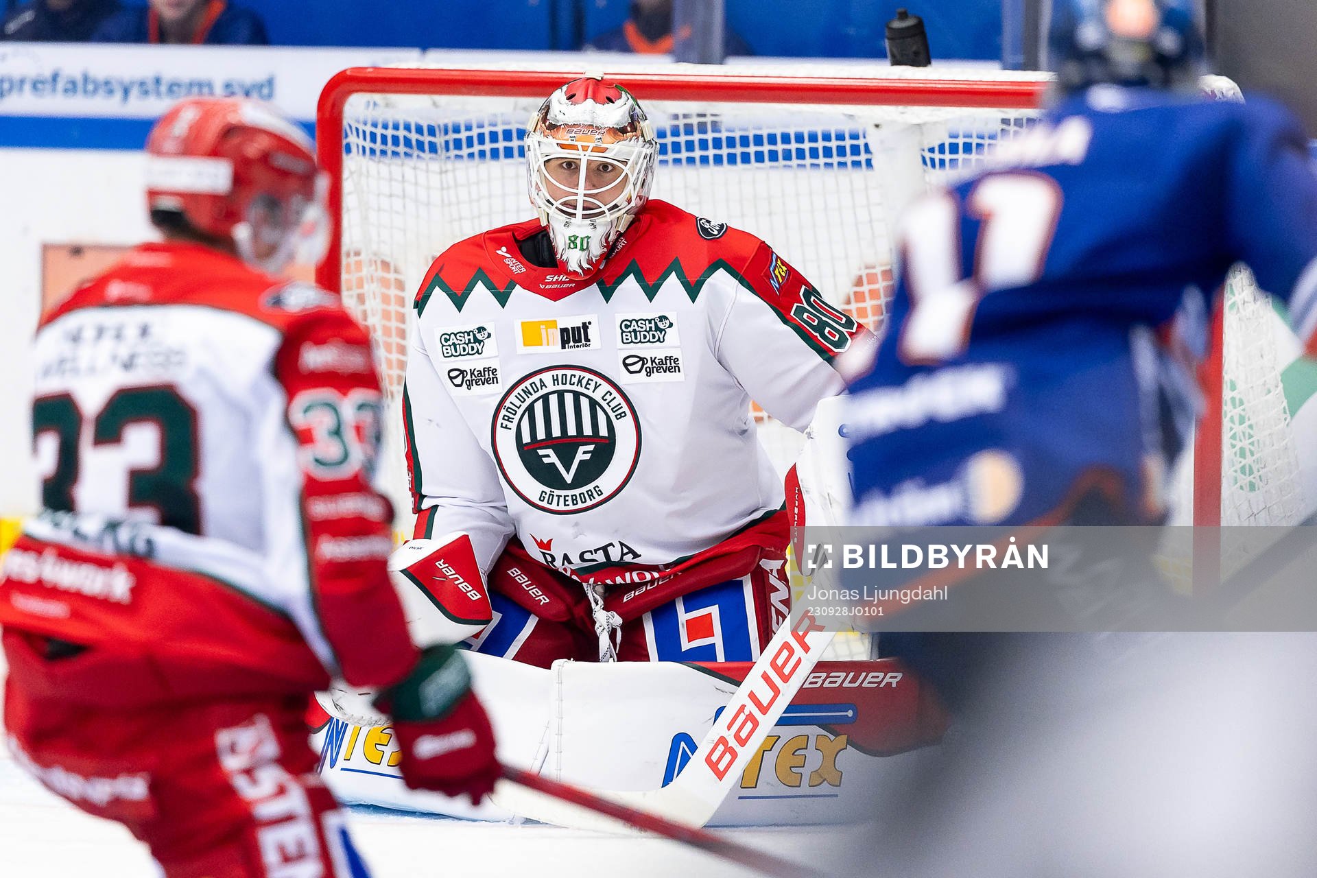 Frölundas målvakt Frederik Dichow