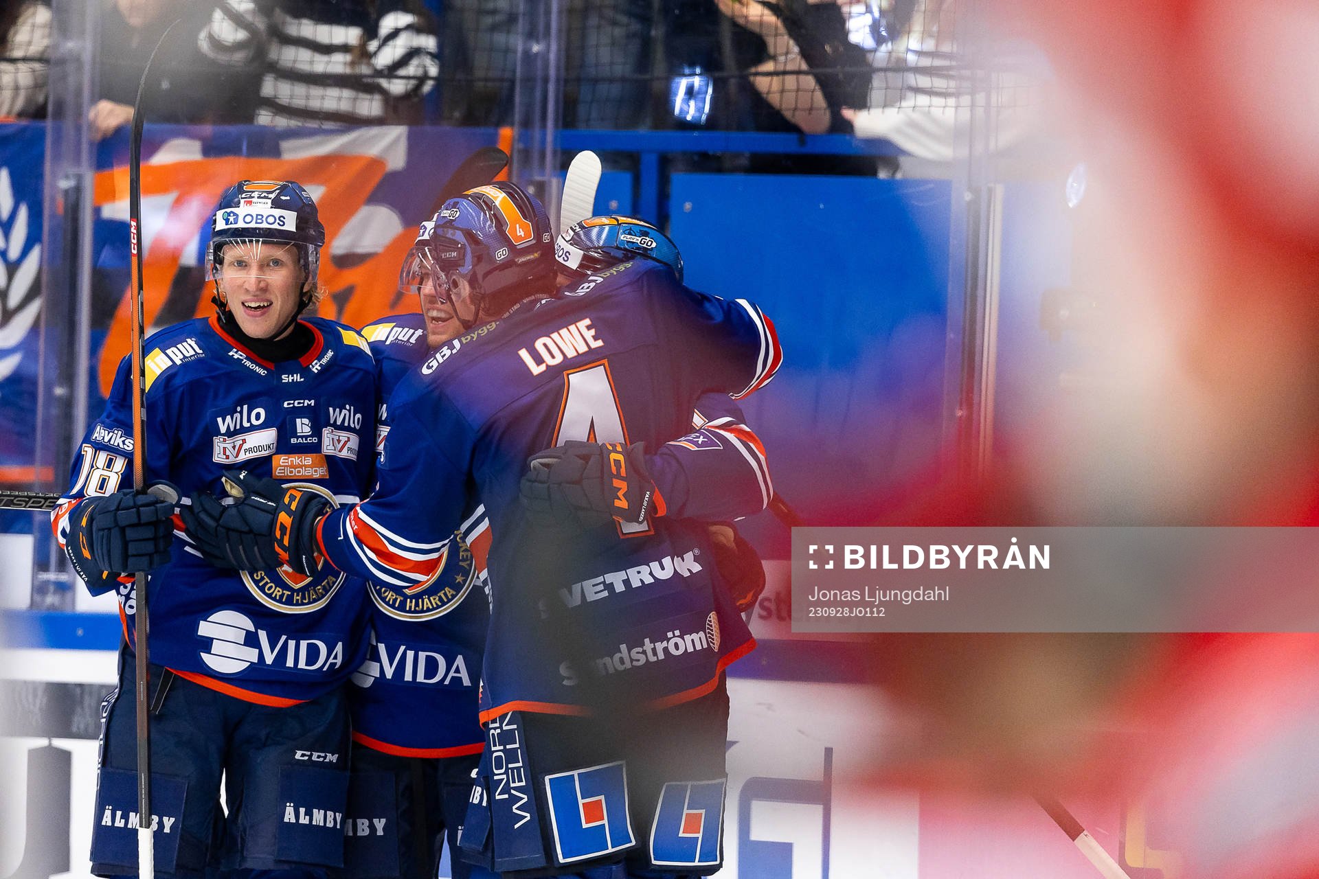 Växjös Marcus Sylvegård jublar