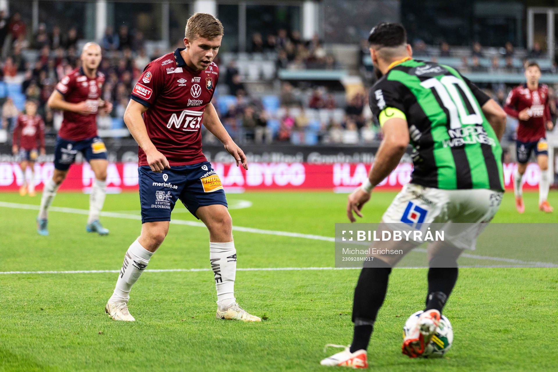 Örgrytes Isak Dahlqvist och GAIS Mervan Celik