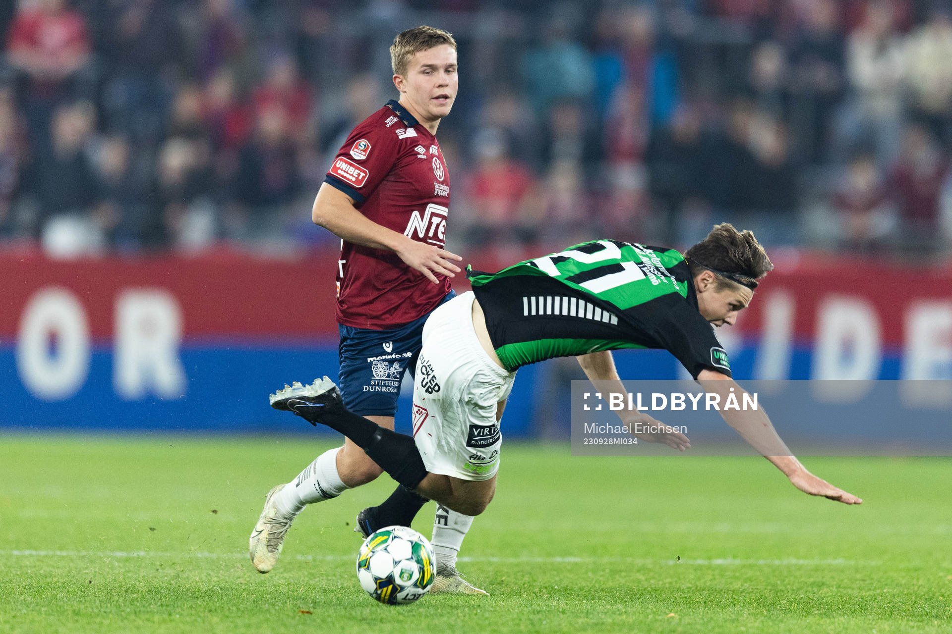 Örgrytes Isak Dahlqvist och GAIS Axel Henriksson