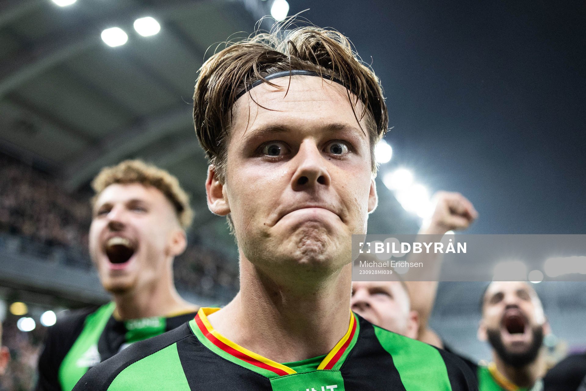 GAIS Axel Henriksson jublar