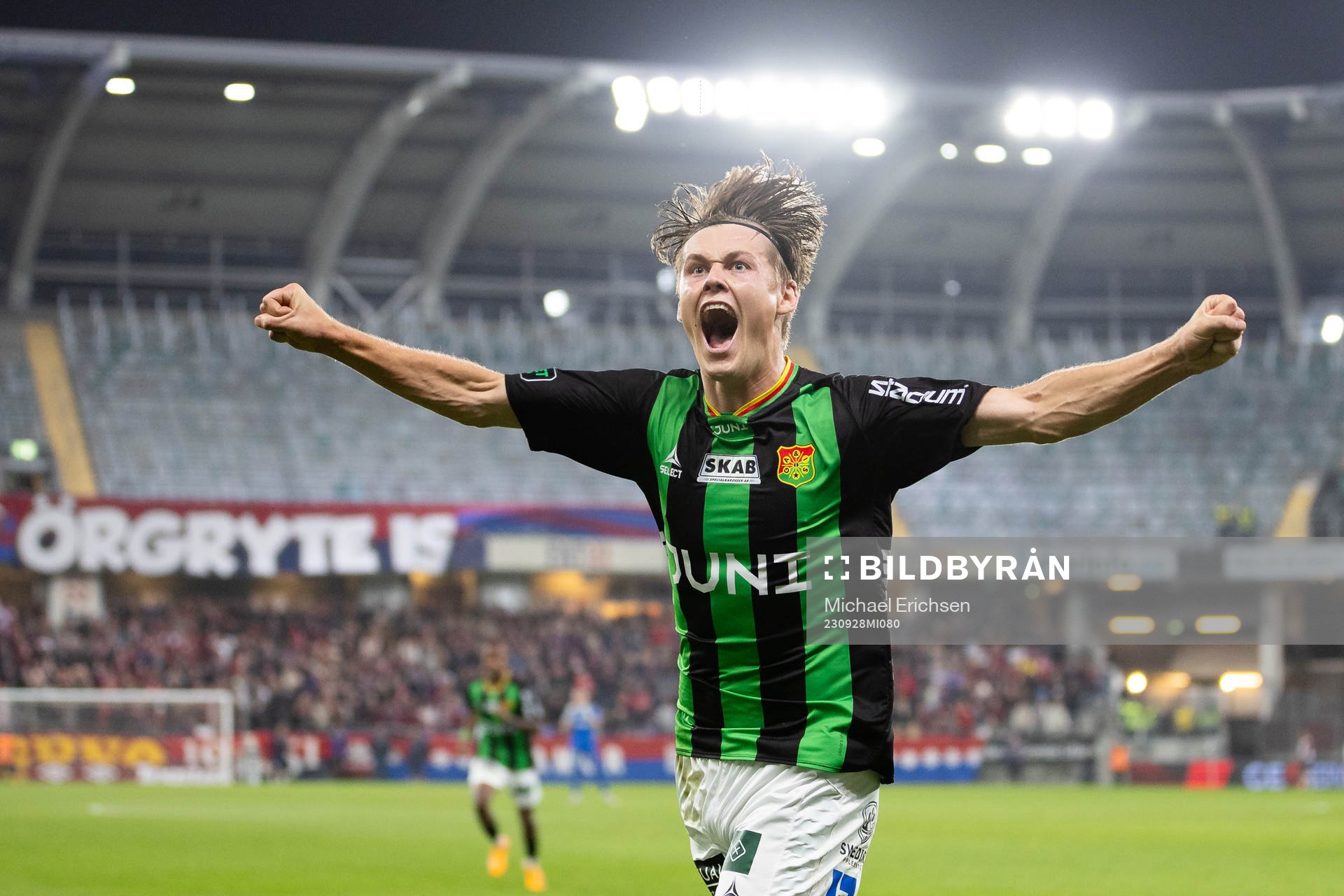 GAIS Axel Henriksson jublar