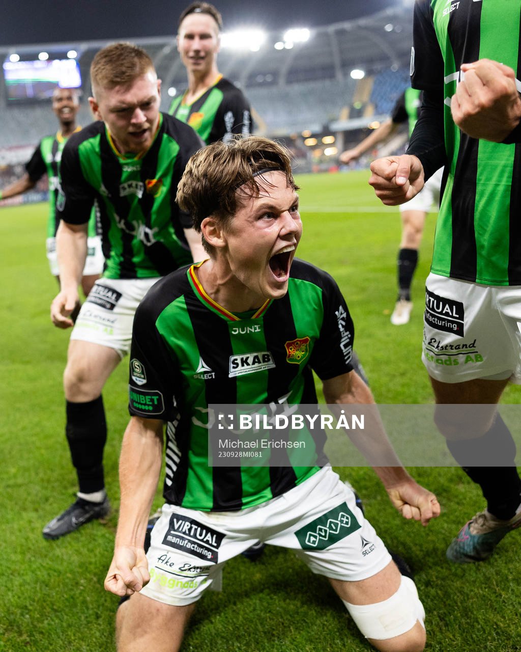 GAIS Axel Henriksson jublar