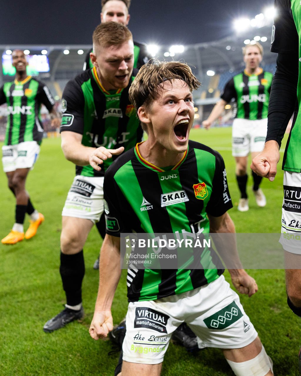 GAIS Axel Henriksson jublar