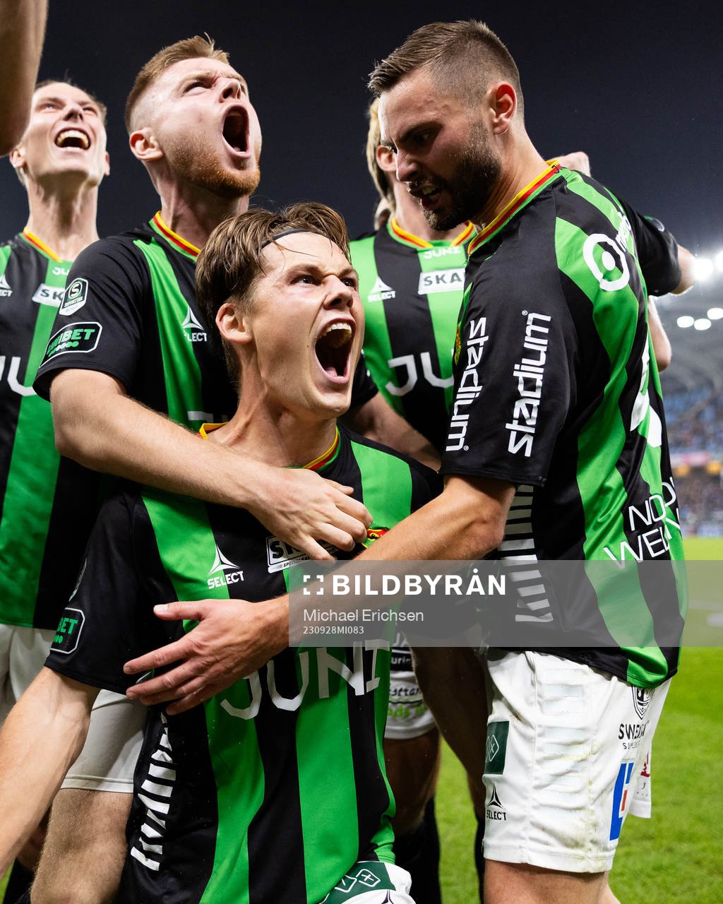 GAIS Axel Henriksson jublar