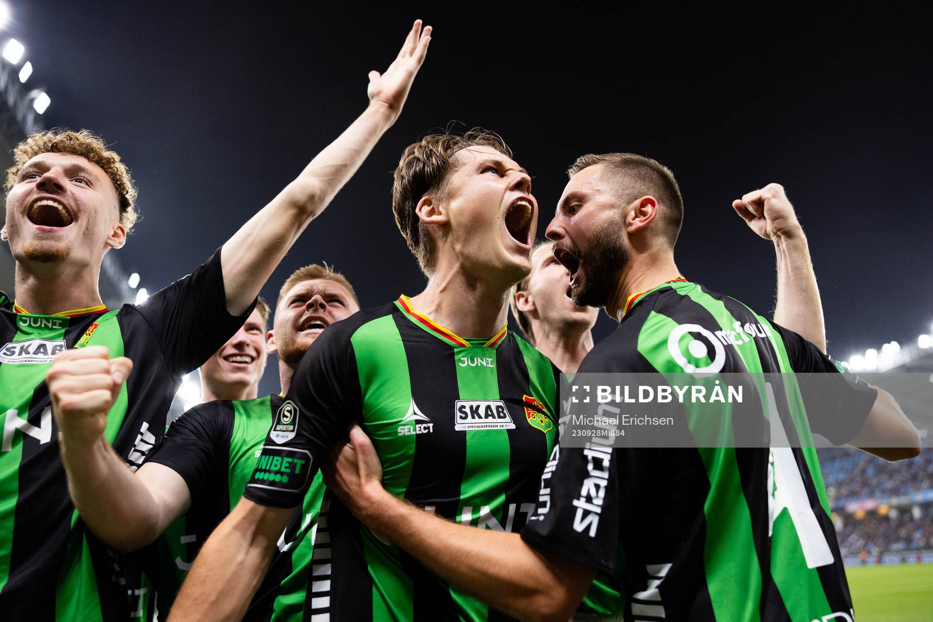 GAIS Axel Henriksson jublar