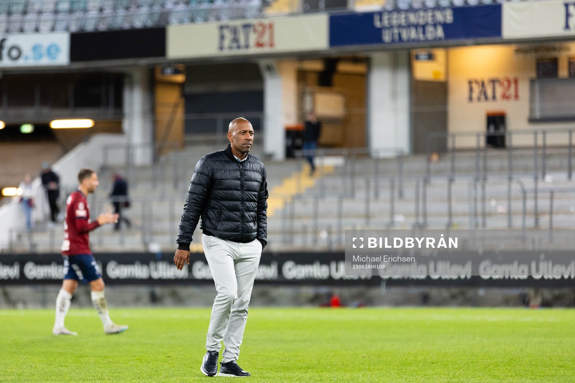 Örgrytes tränare Jeffrey Aubynn deppar