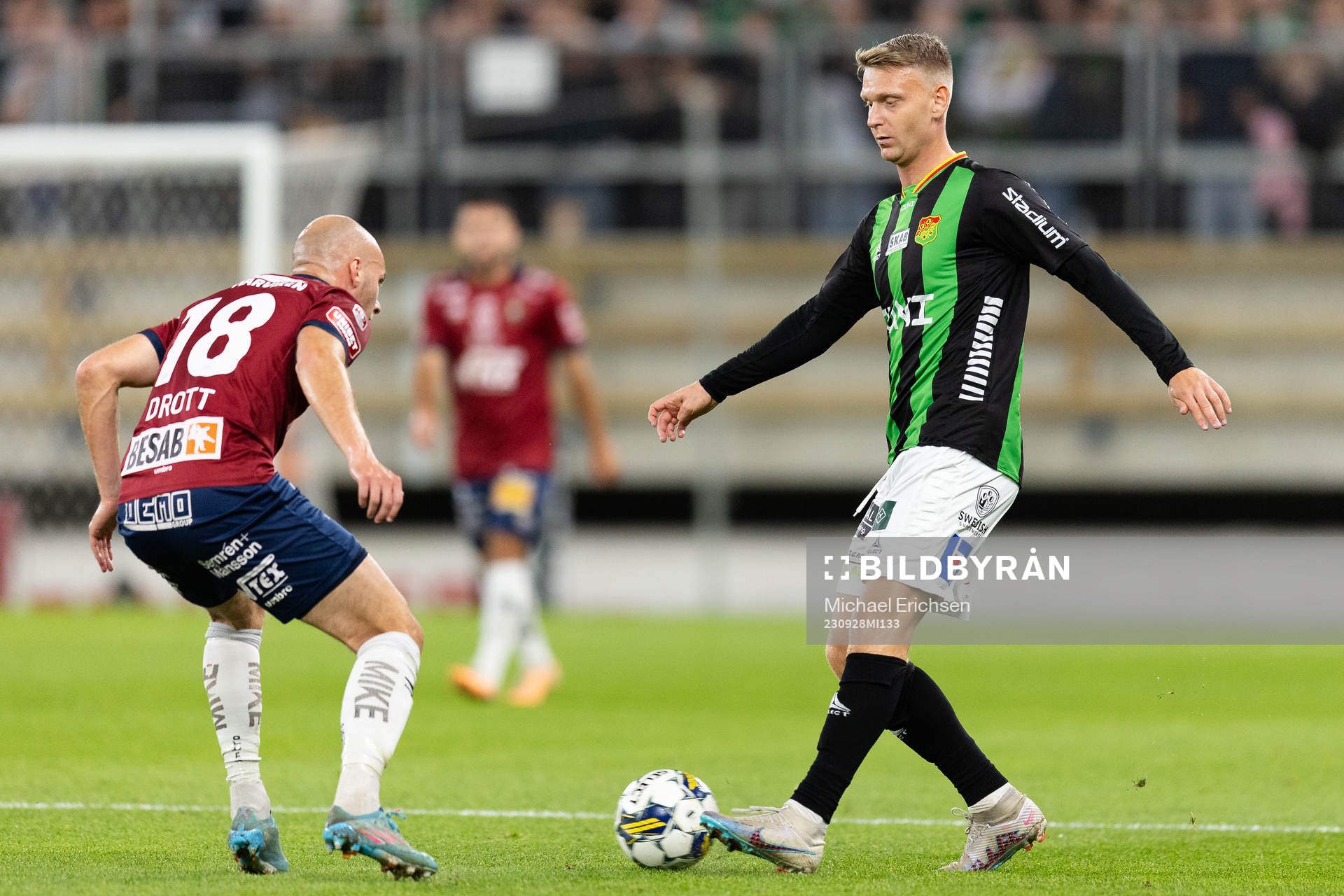 Örgrytes Jonathan Drott och GAIS  Joackim Åberg