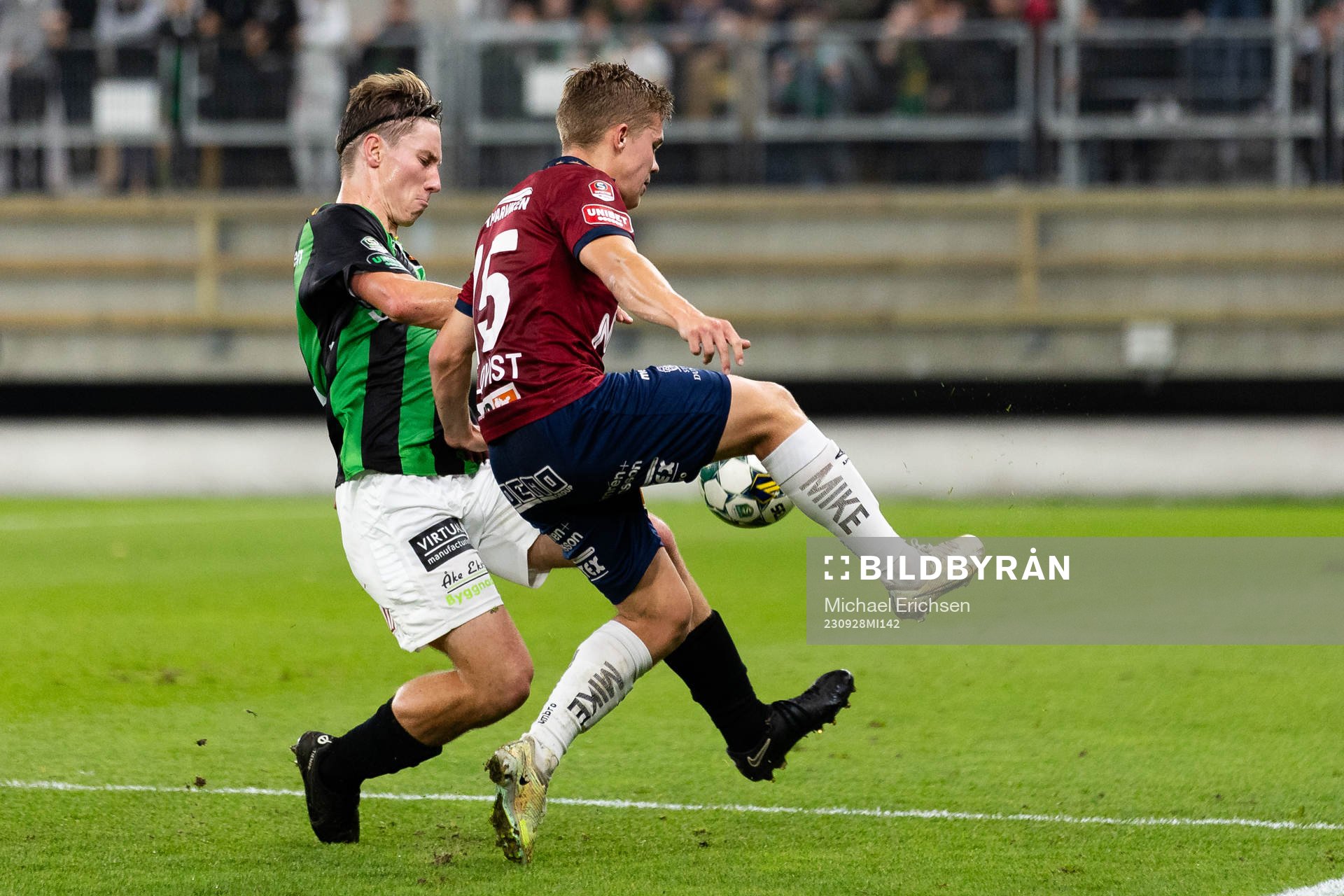GAIS  Robin Frej och Örgrytes Isak Dahlqvist