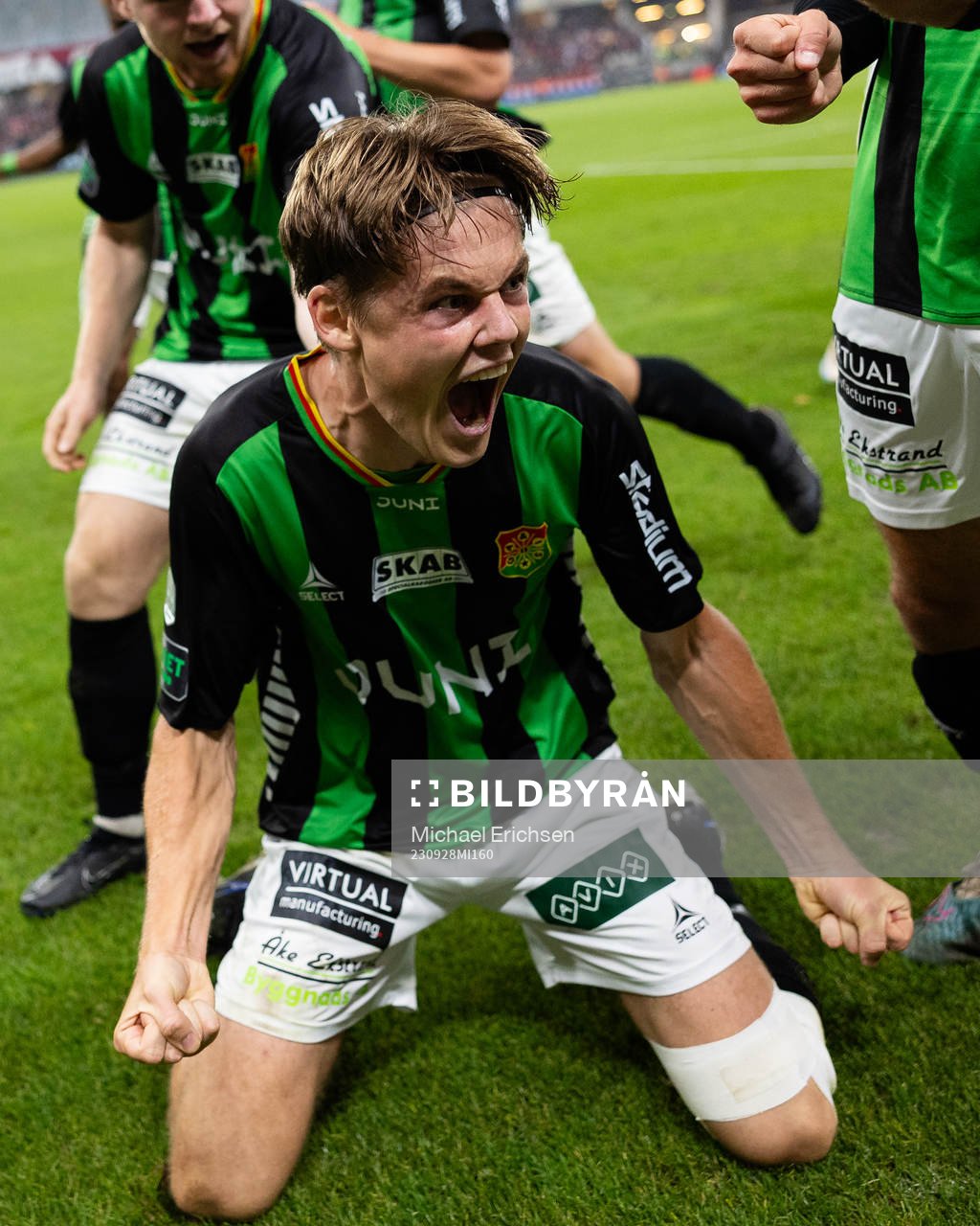 GAIS Axel Henriksson jublar