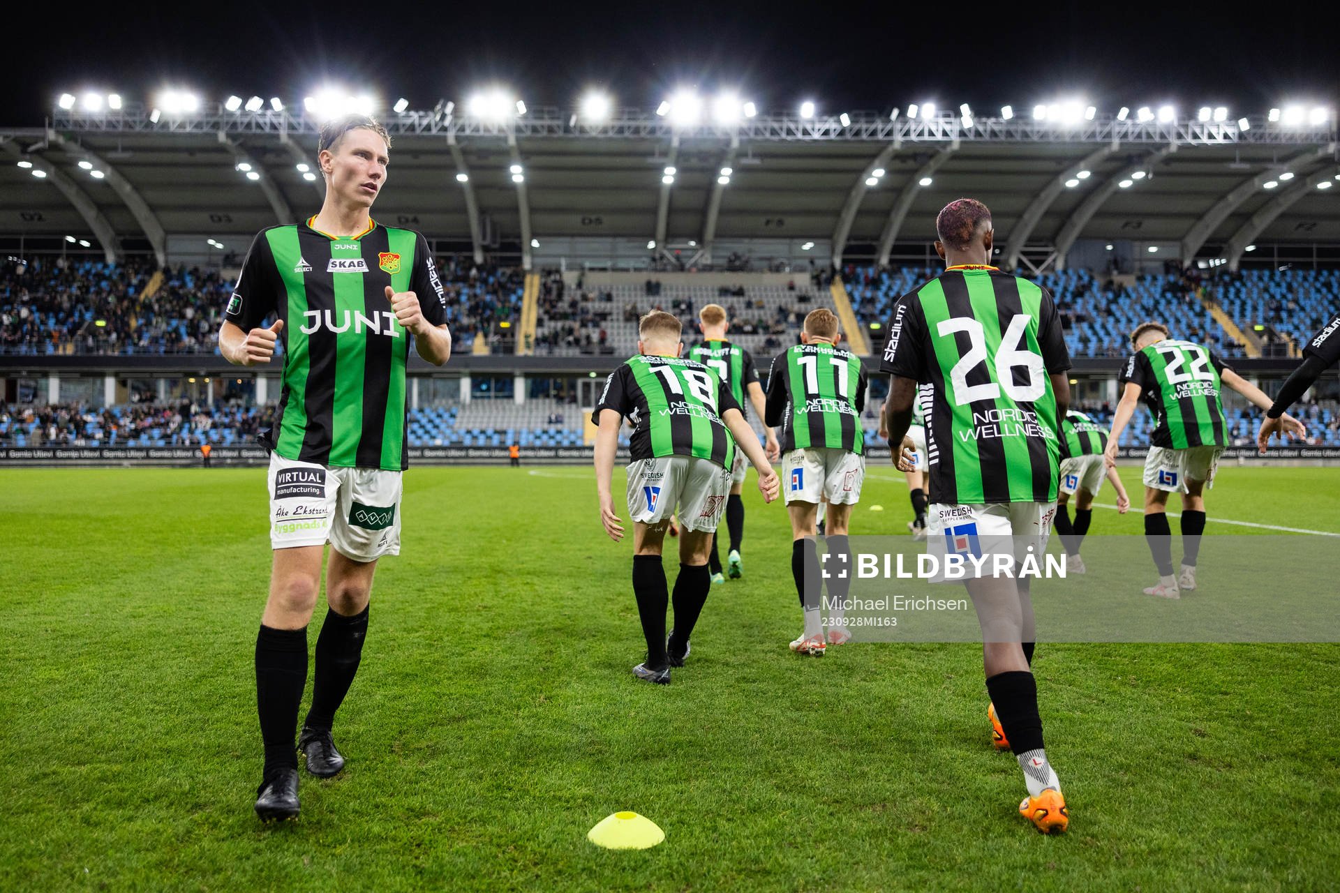 GAIS  Robin Frej värmer upp