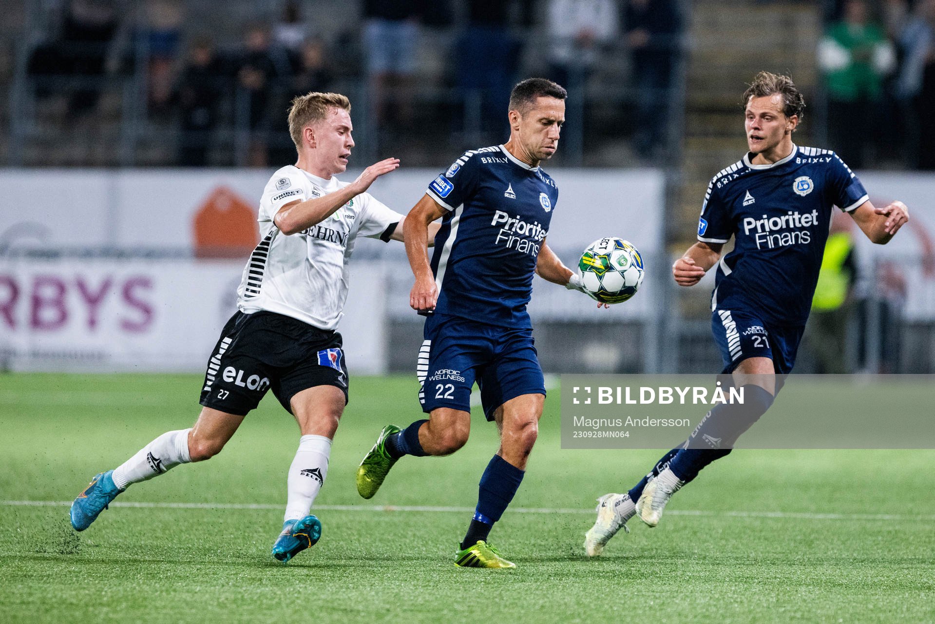 Örebros Valgeir Valgeirsson mot Utsiktens Predrag