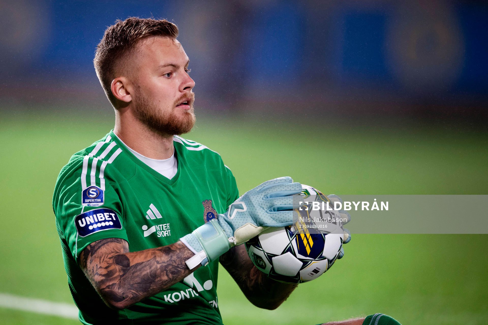 Gefles målvakt Robin Wallinder