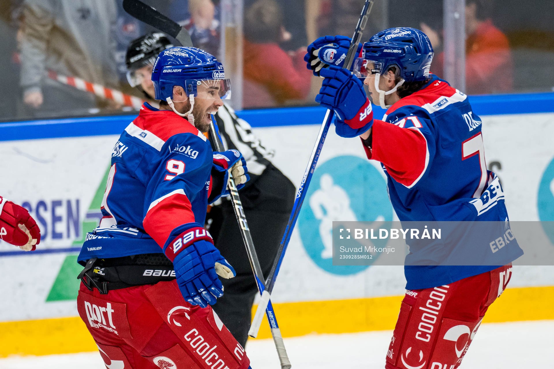 Oskarshamns Ahti Oksanen jublar
