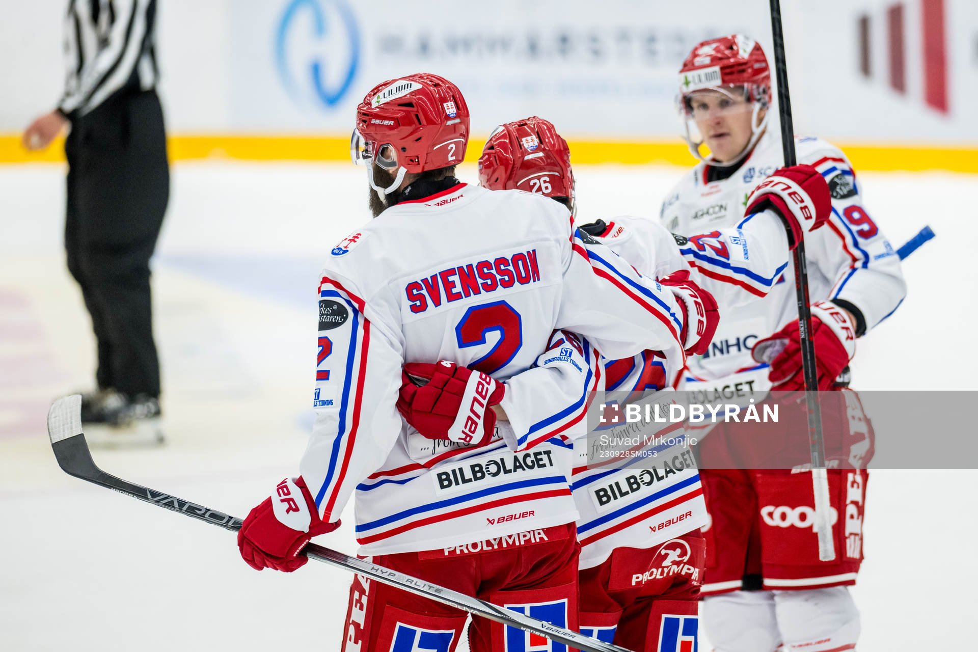 Timrås Per Svensson, Noel Edfeldt och Timrås Sebastian